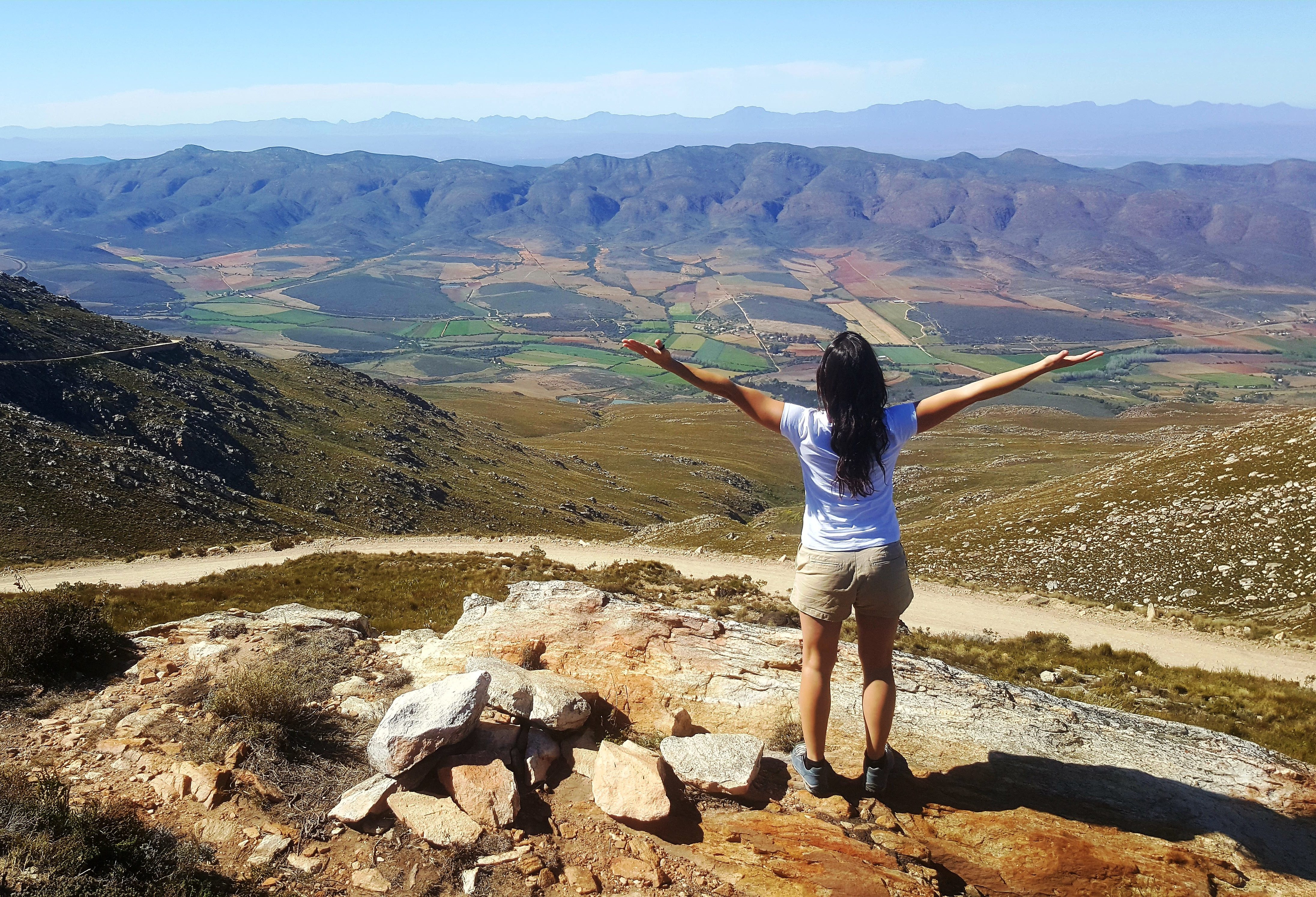 Swartberg pas in Zuid-Afrika
