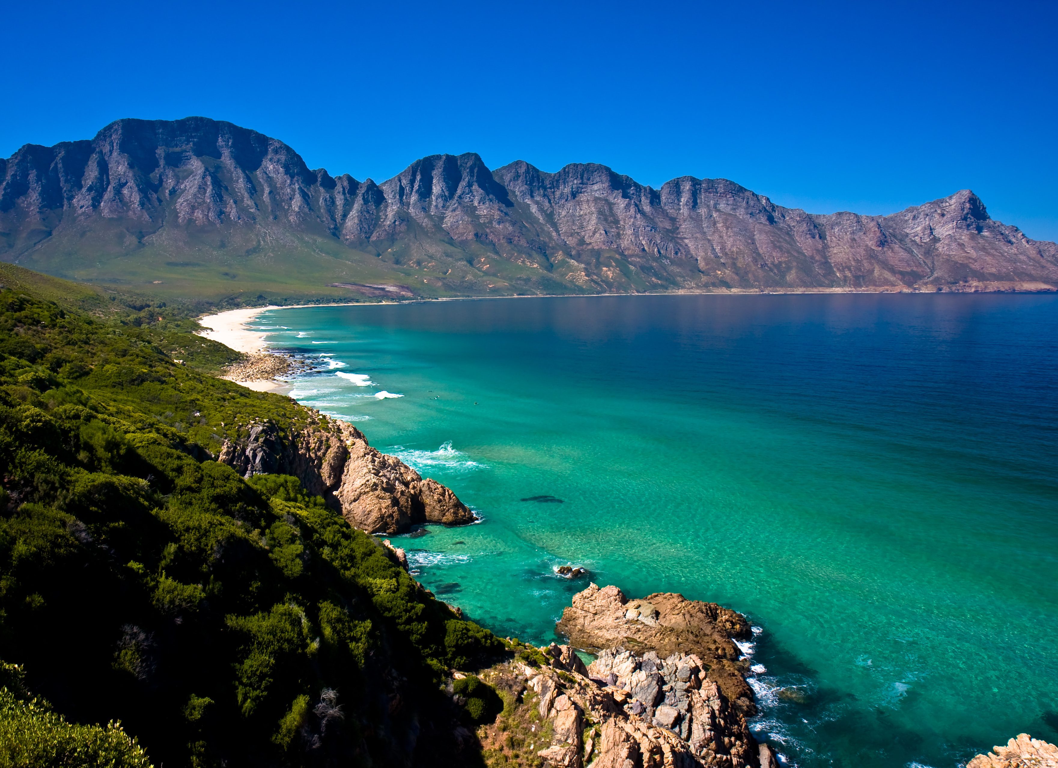 Gordon Bay vlakbij Gansbaai in Zuid-Afrika