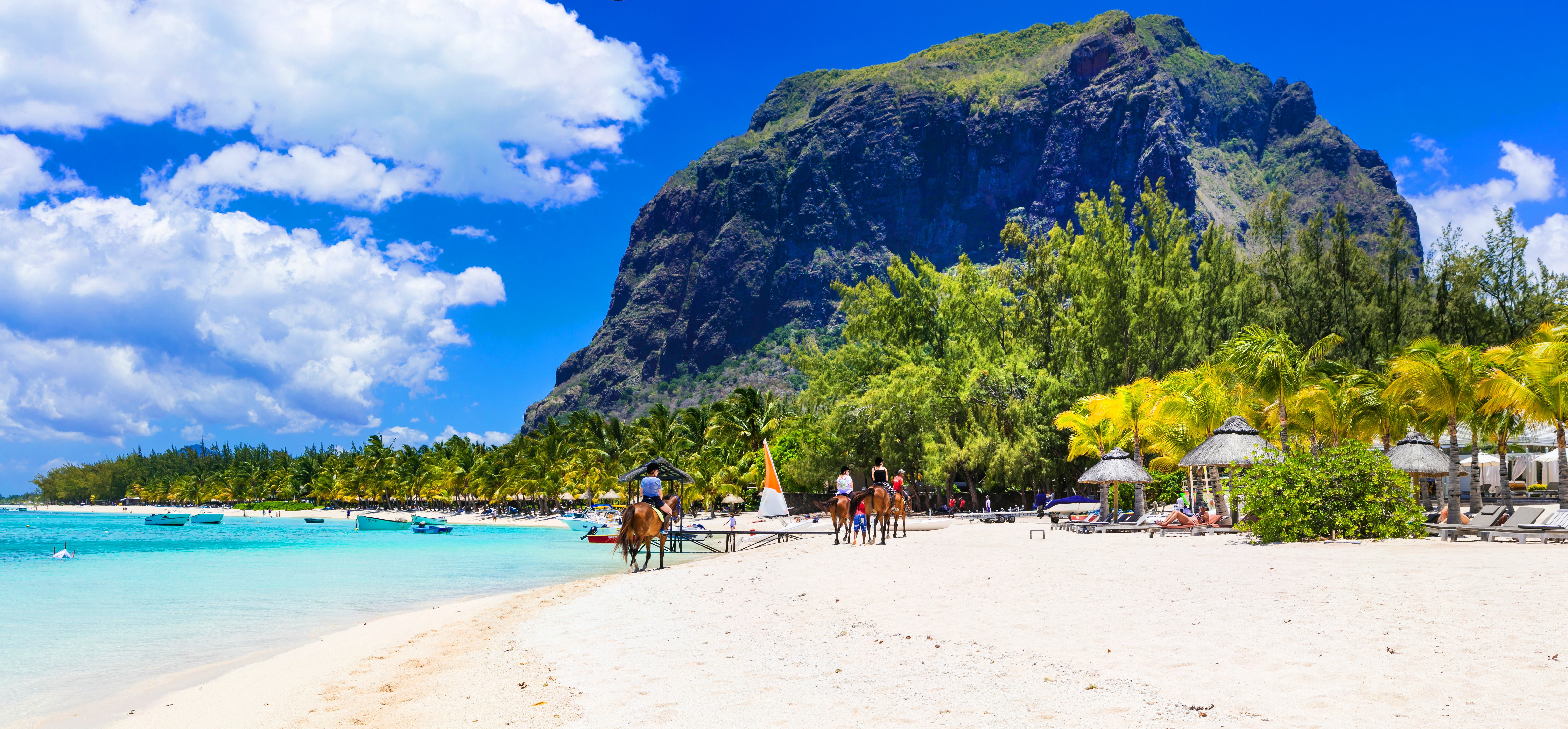 Le Morne strand Mauritius