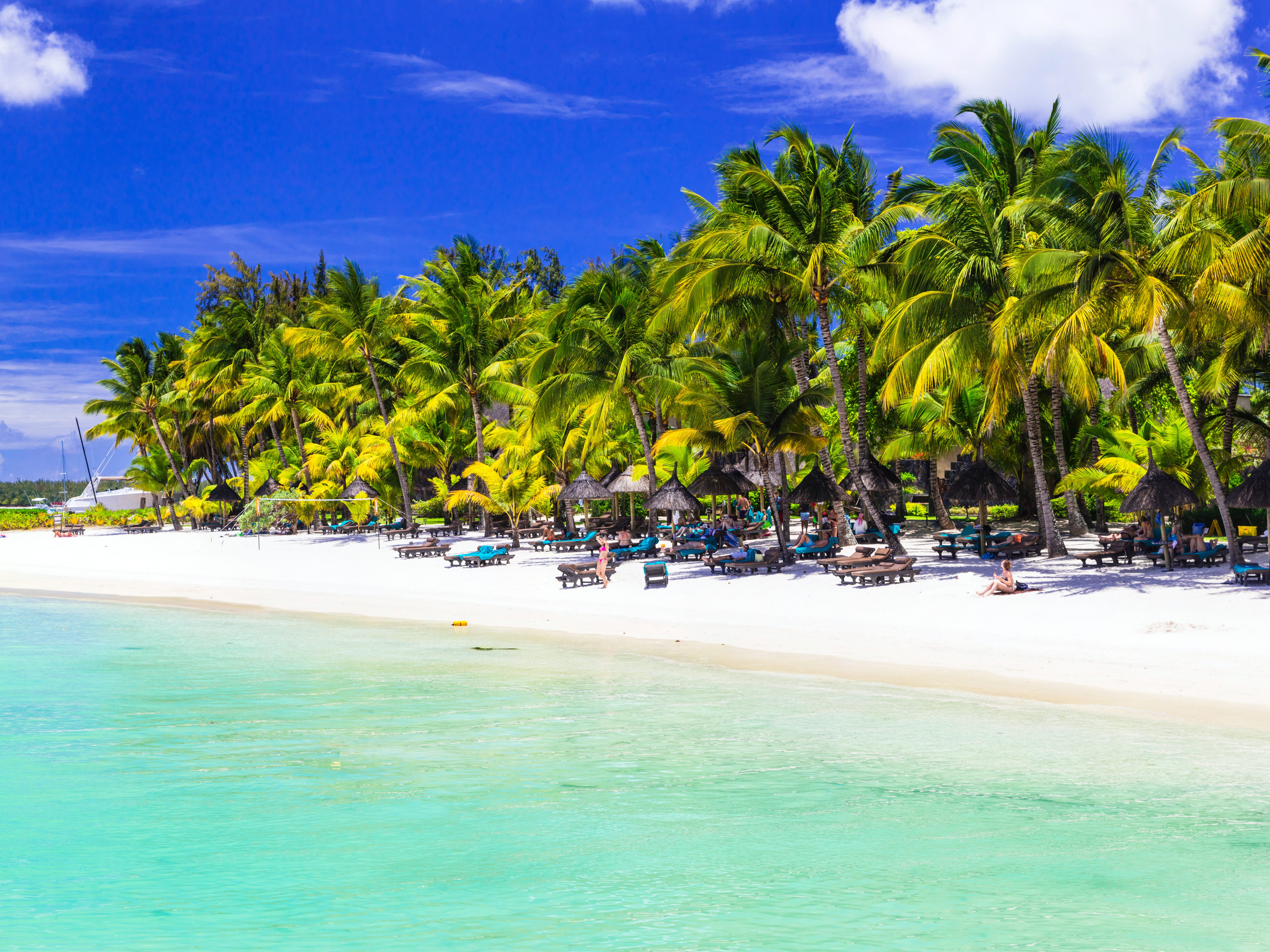 Mauritius mooi strand