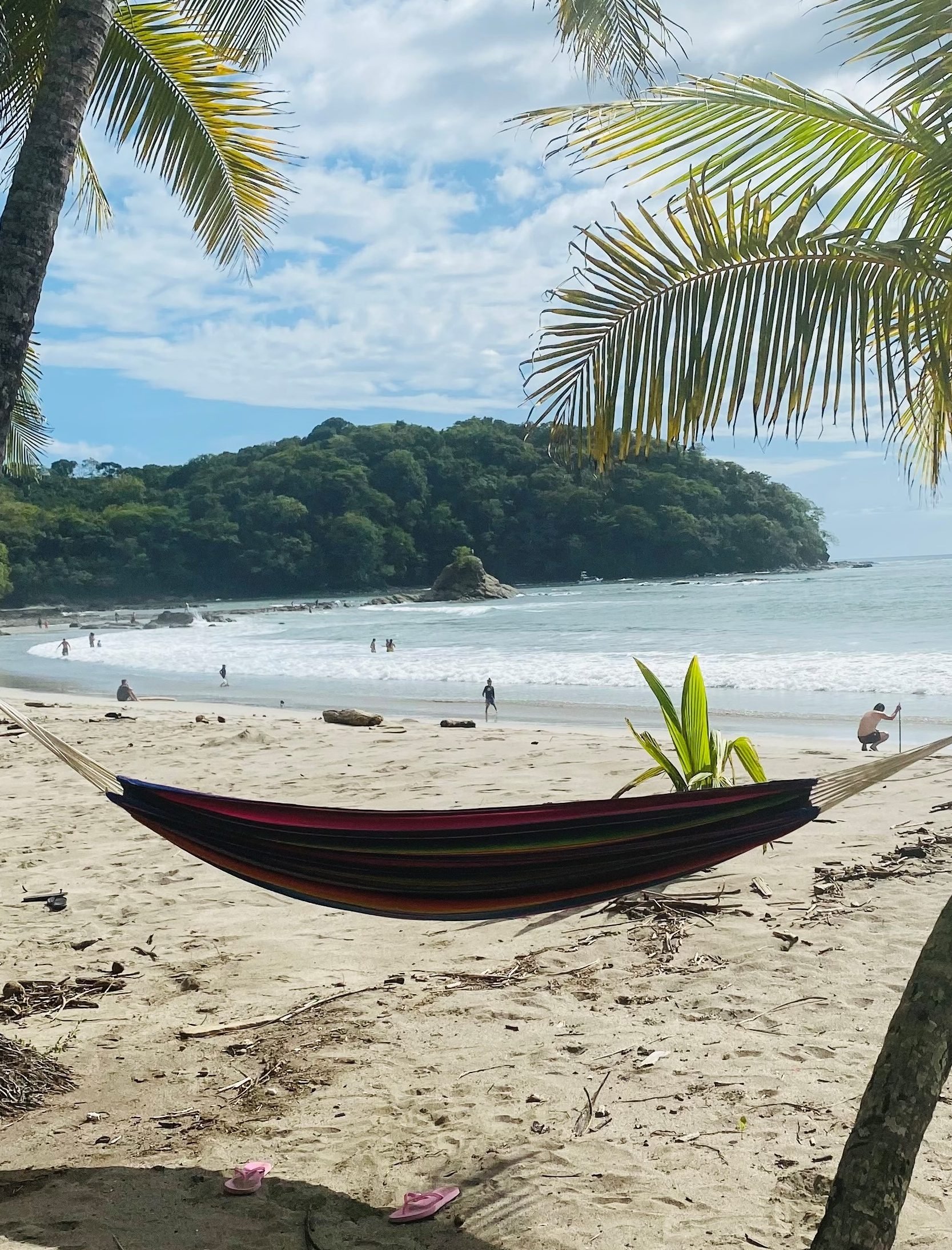 Relaxen op het strand van Playa Corillo, Costa Rica