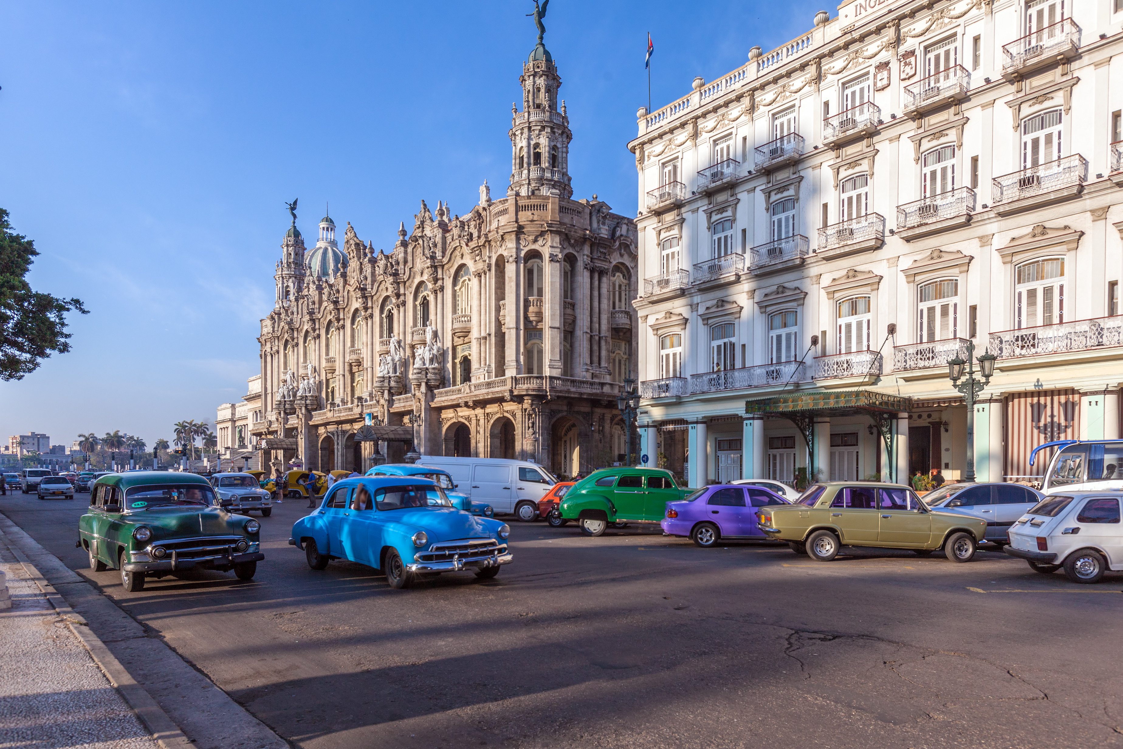Oude wijk van Havana in Cuba