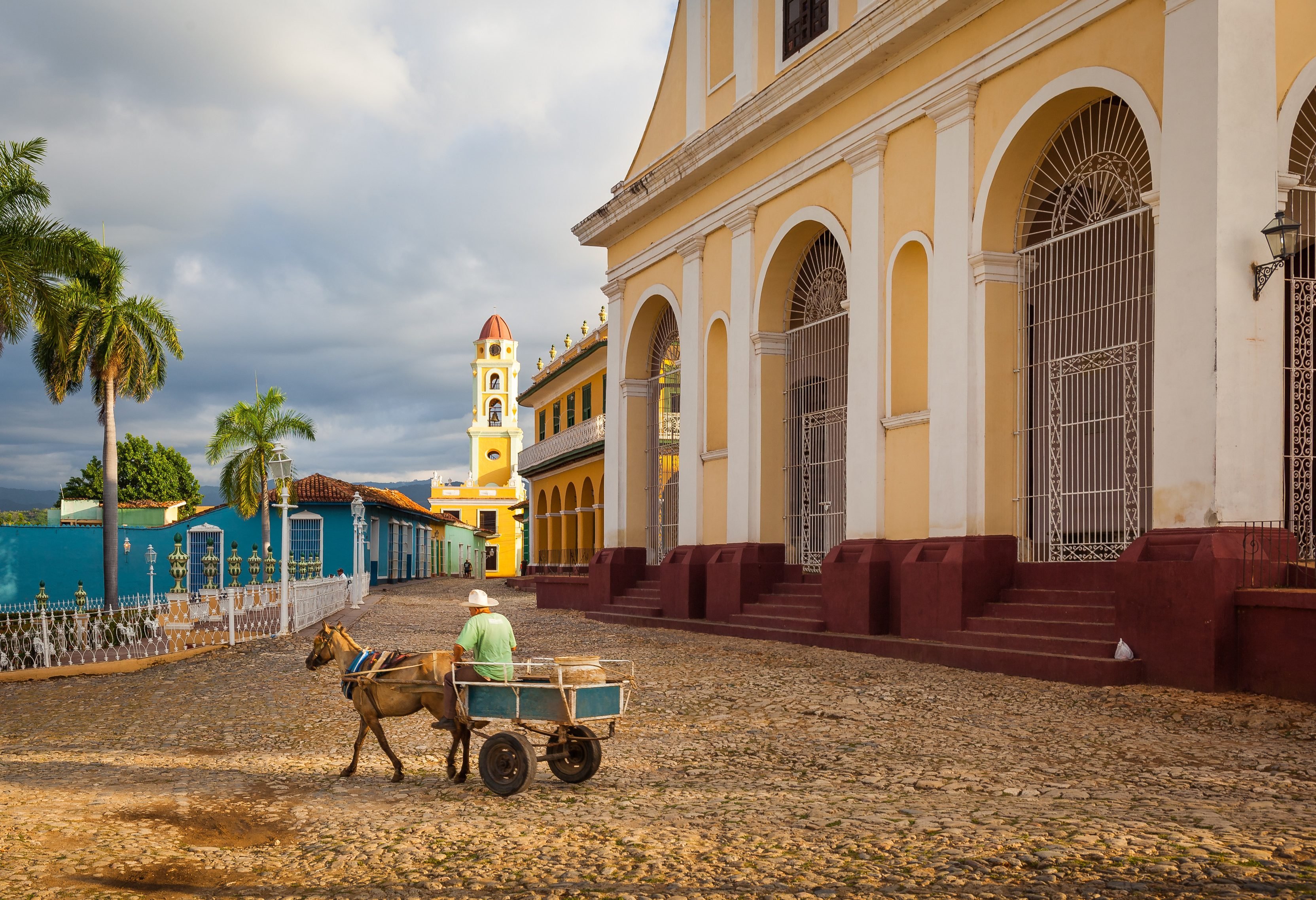 Holy Trinity kerk in het oude centrum van Trinidad in Cuba