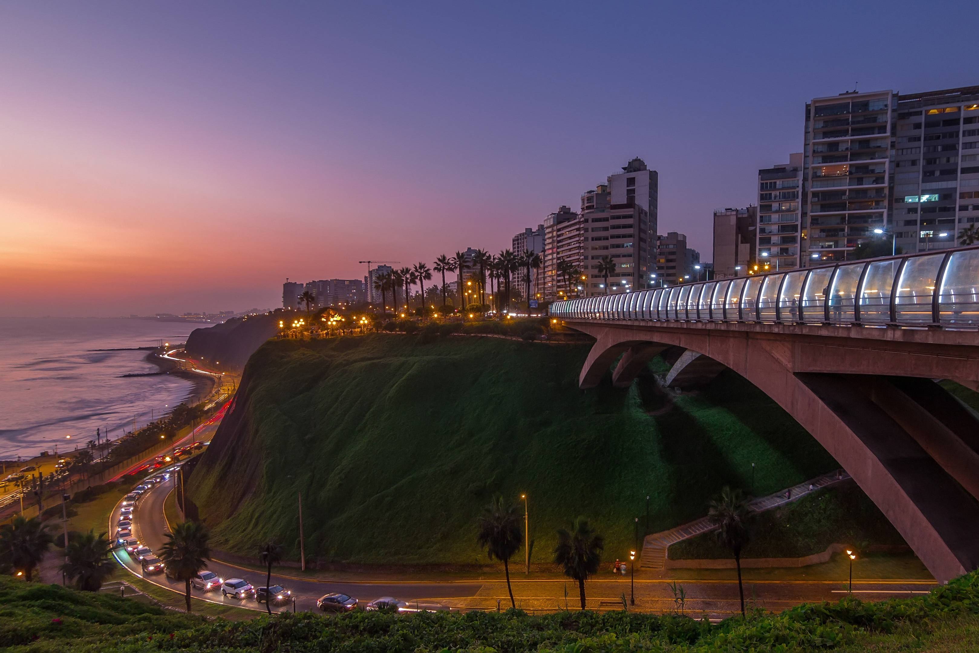 Villena Bridge in Lima in Peru