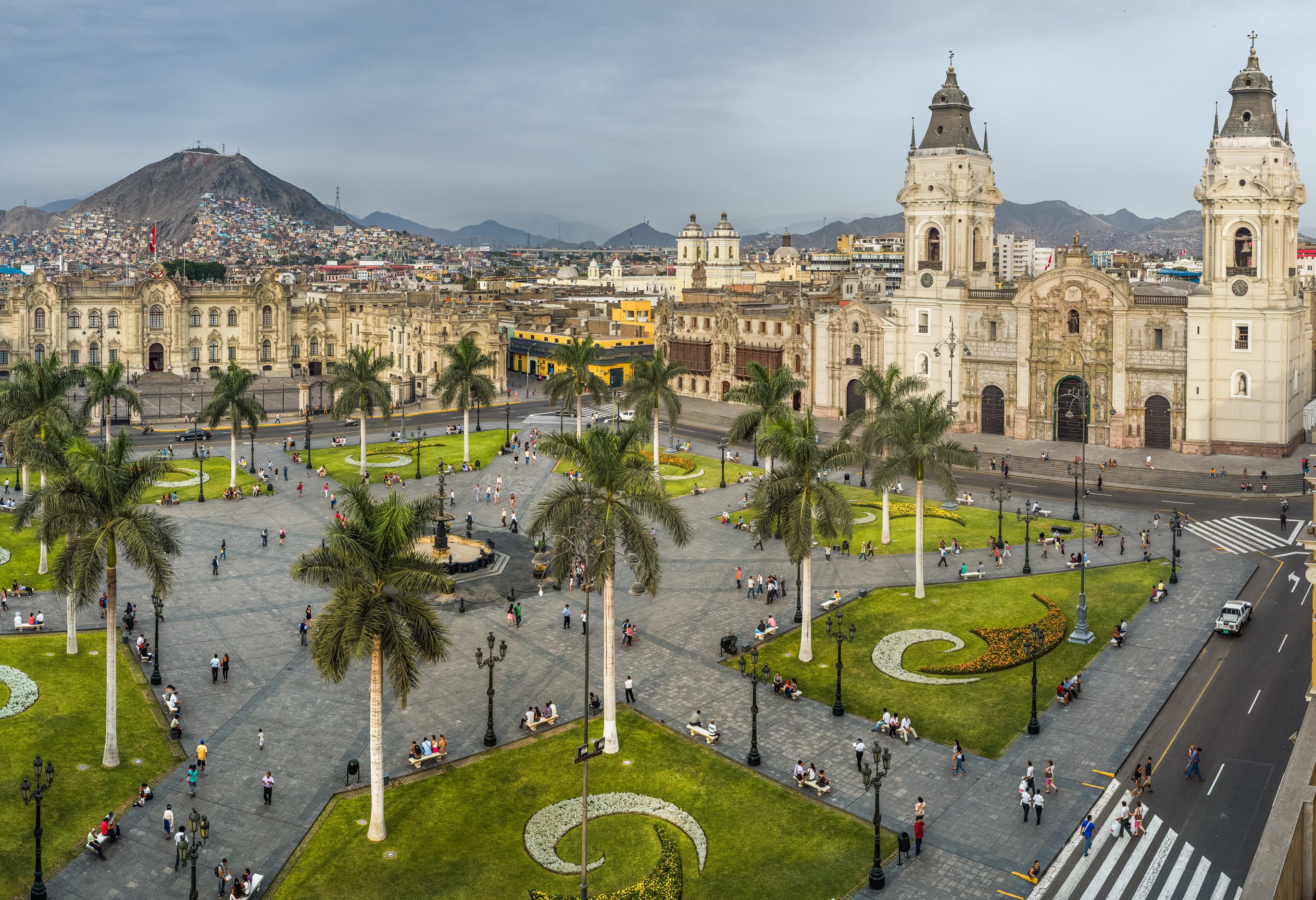 Plaza de Armas in Lima in Peru