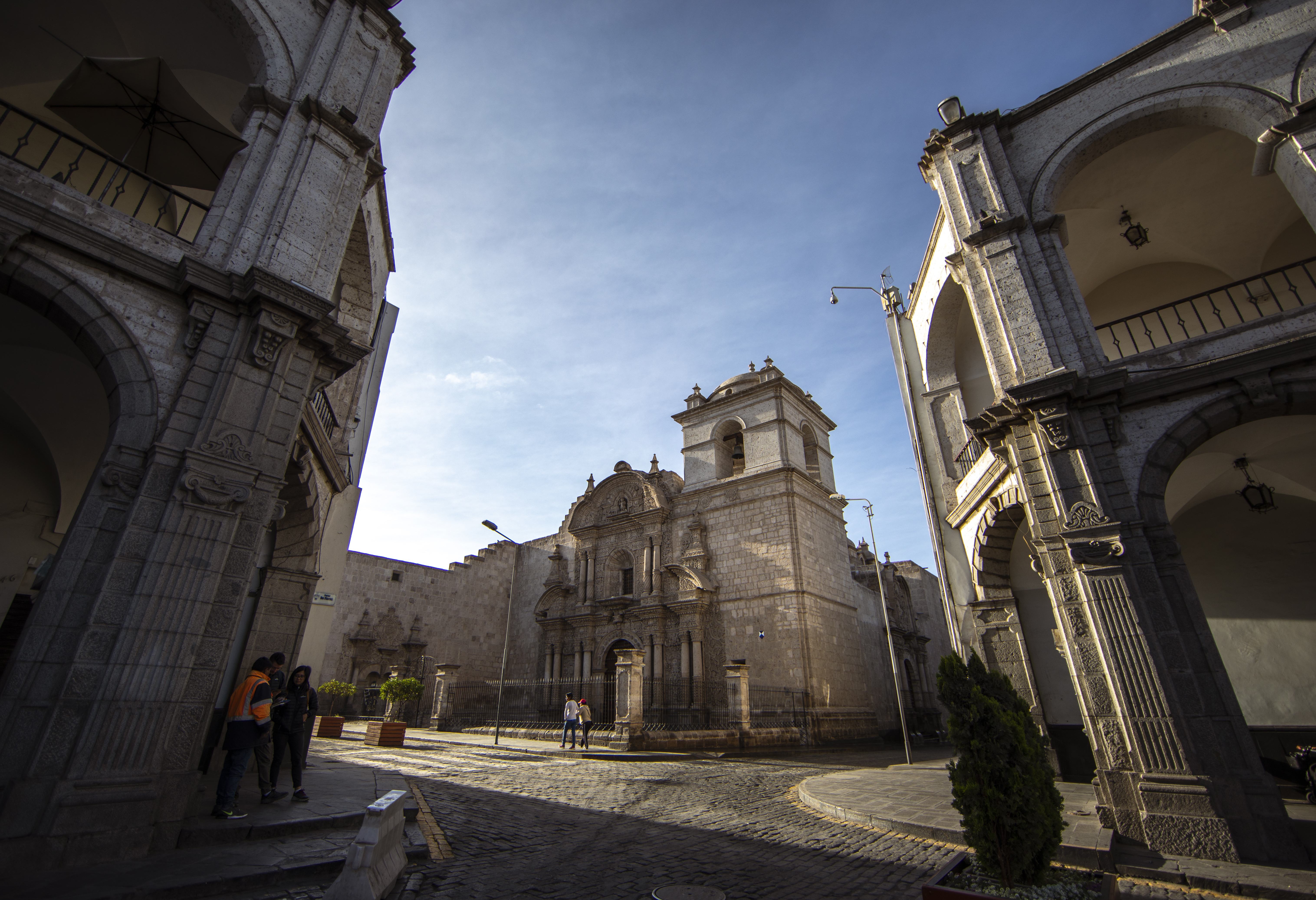 Plaza de Armas in Arequipa in Peru