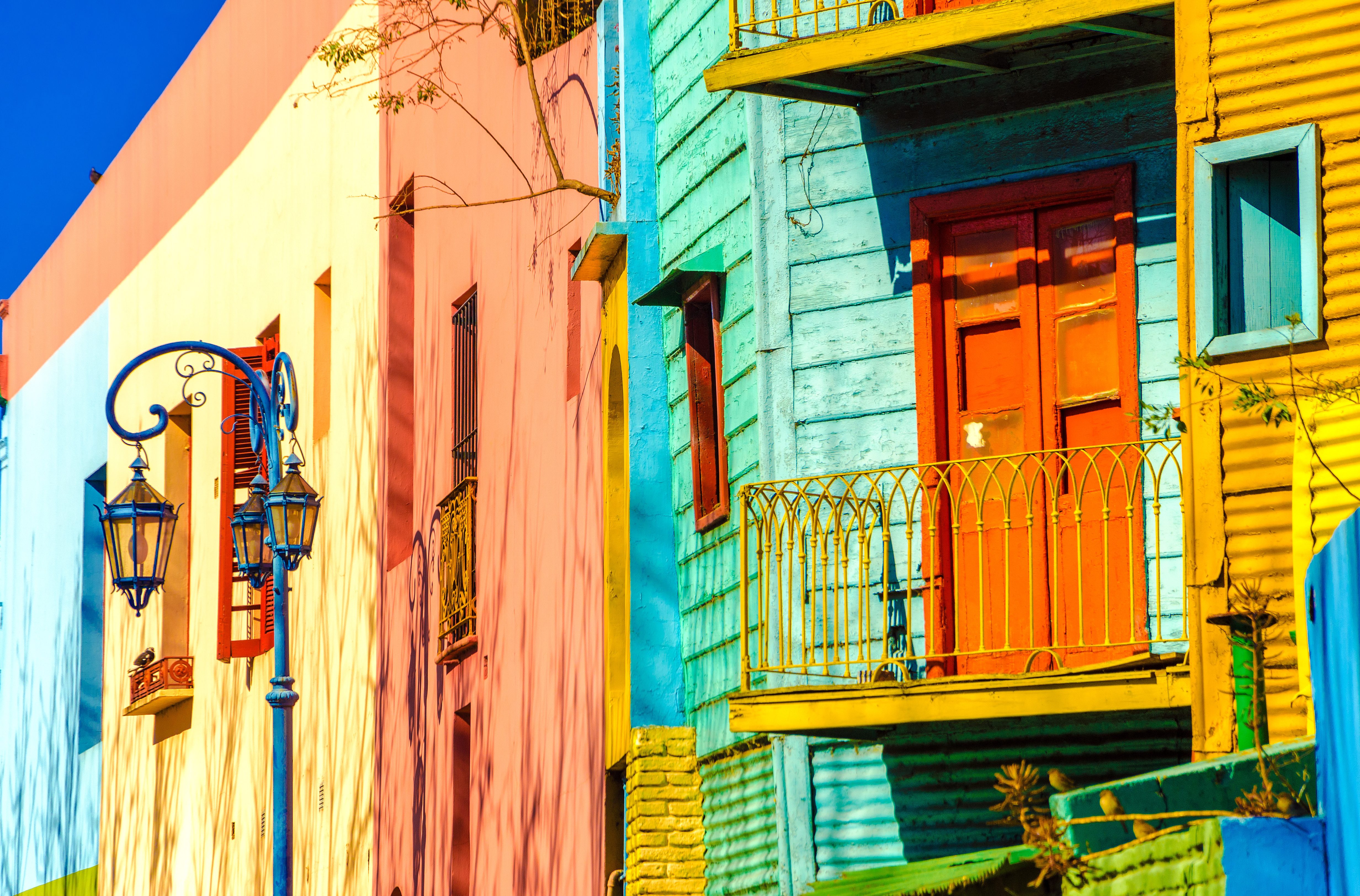 Buenos Aires La Boca kleurrijke wijk