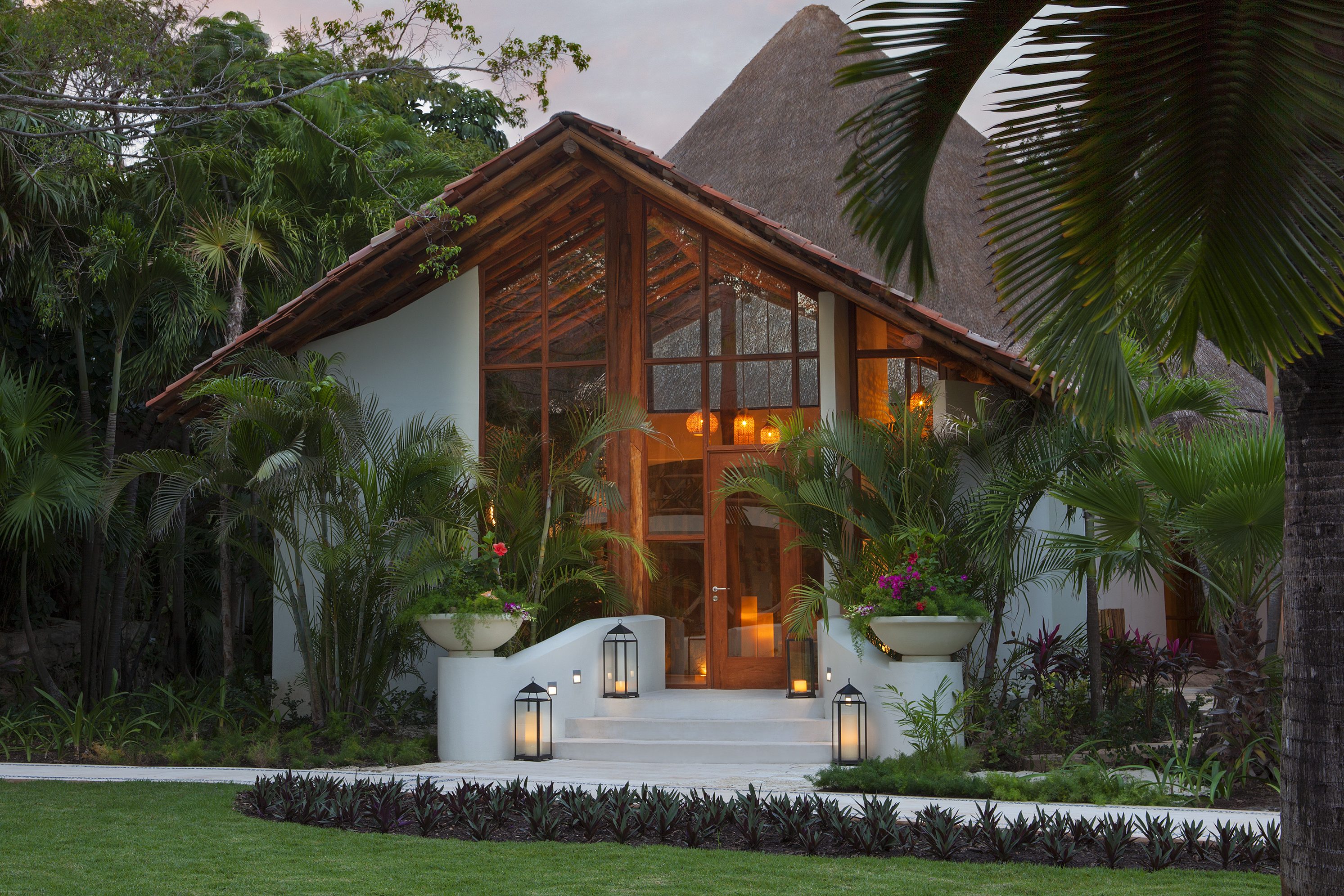 Spa van het Mahekal Beach Resort in Playa del Carmen in Mexico