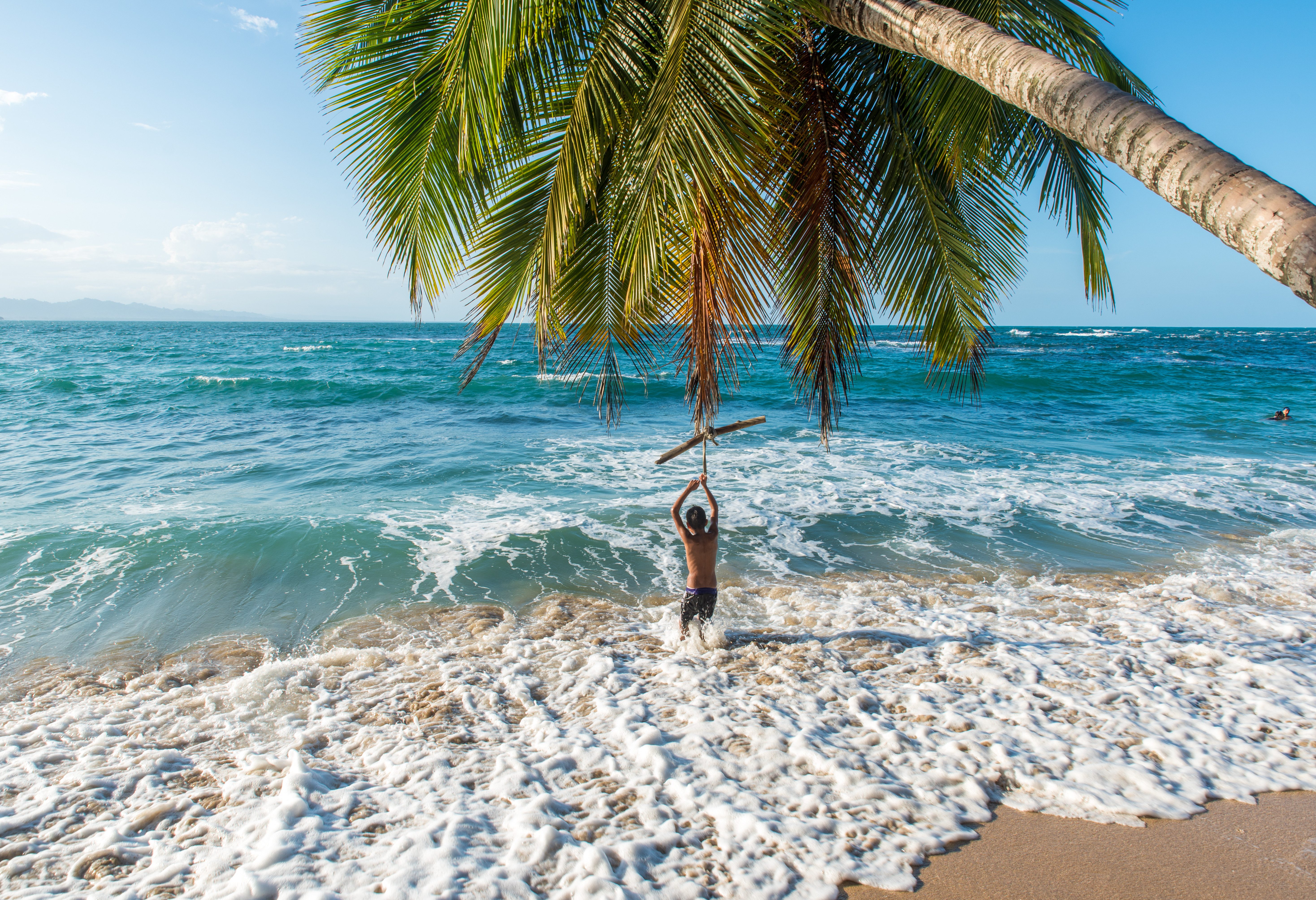 Strand bij Punta Uva in Costa Rica