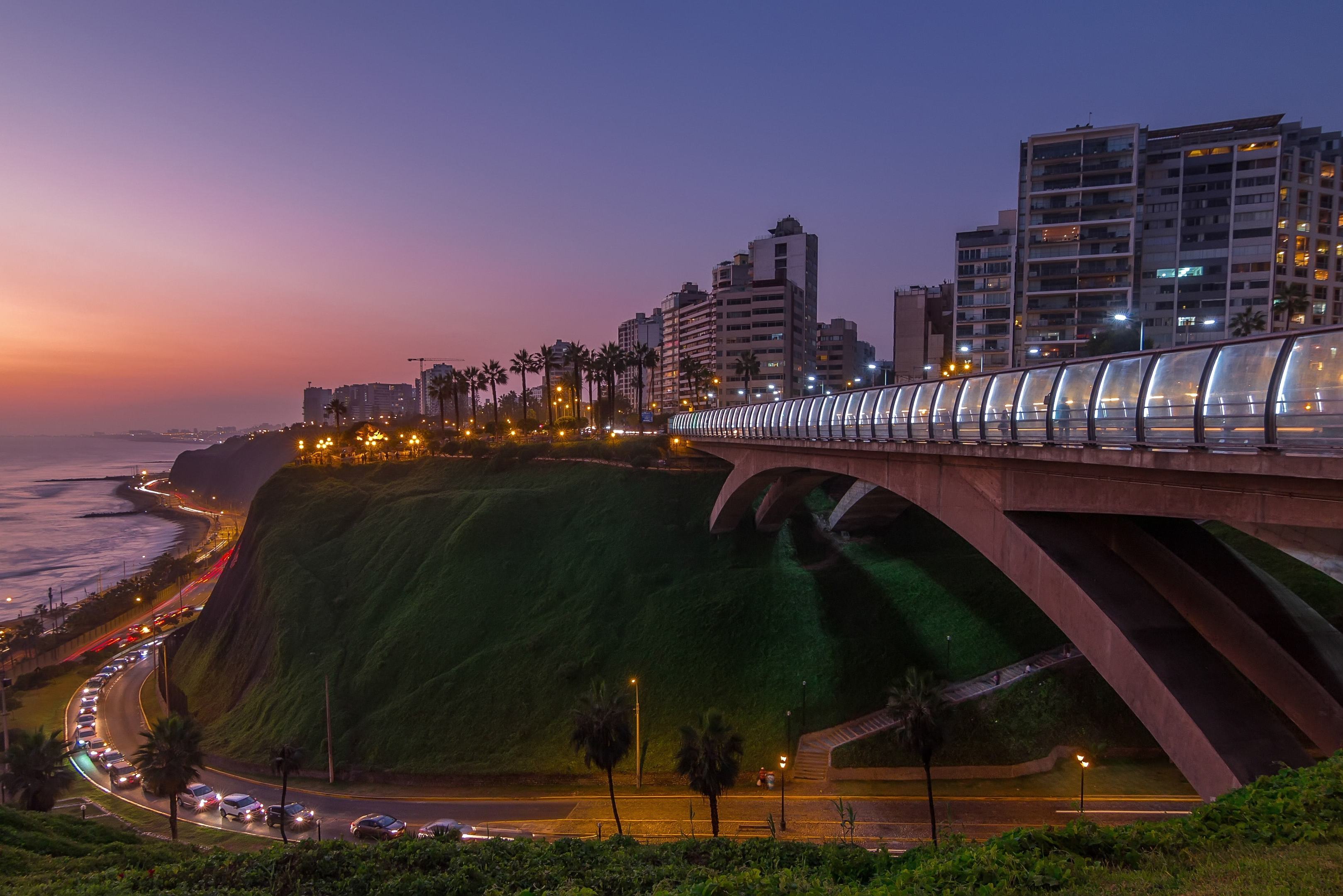 Brug in Lima in Peru