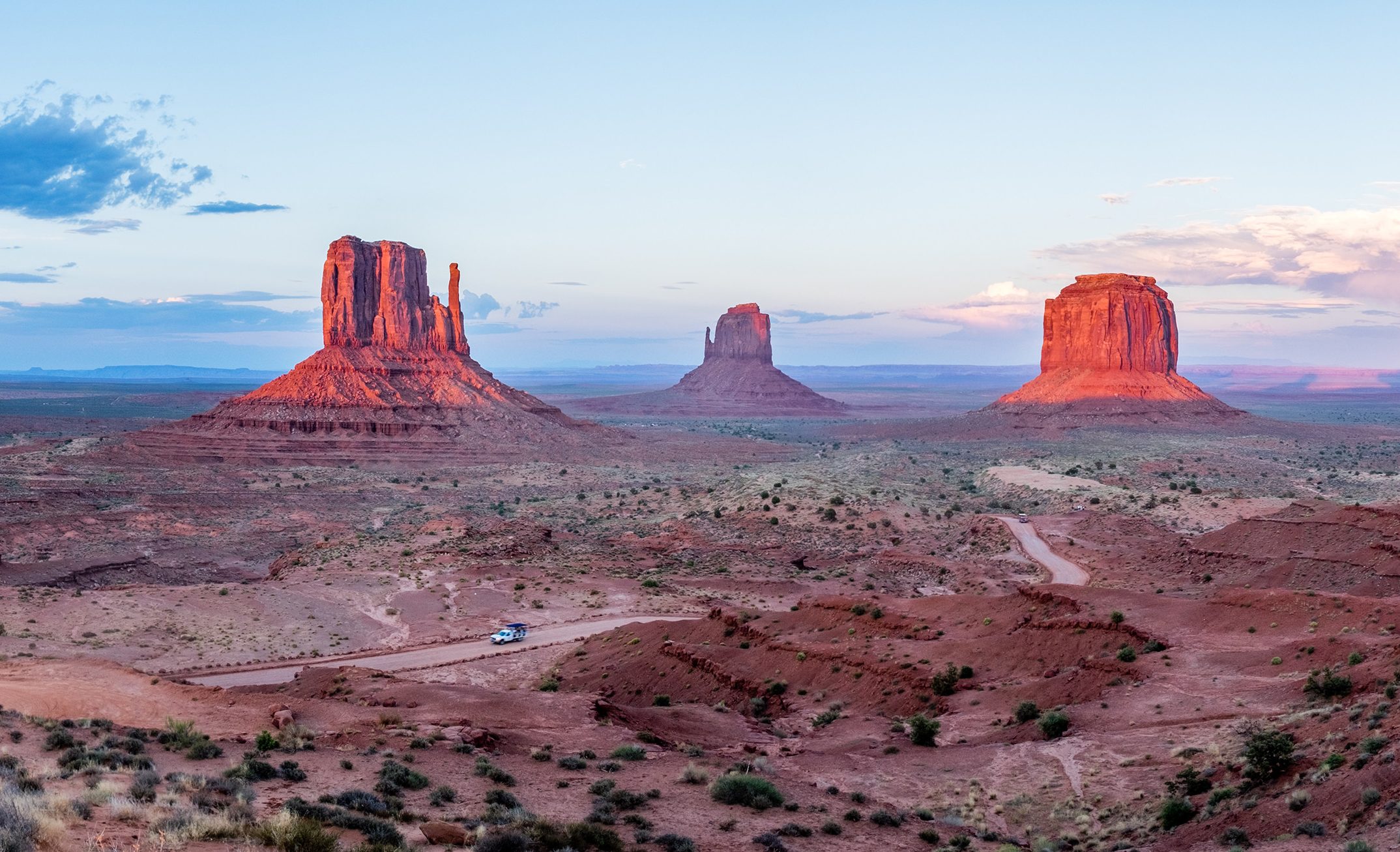 Monument Valley in West-Amerika