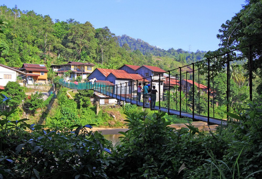 Maleisie-Sungai-Lembing-dorpje