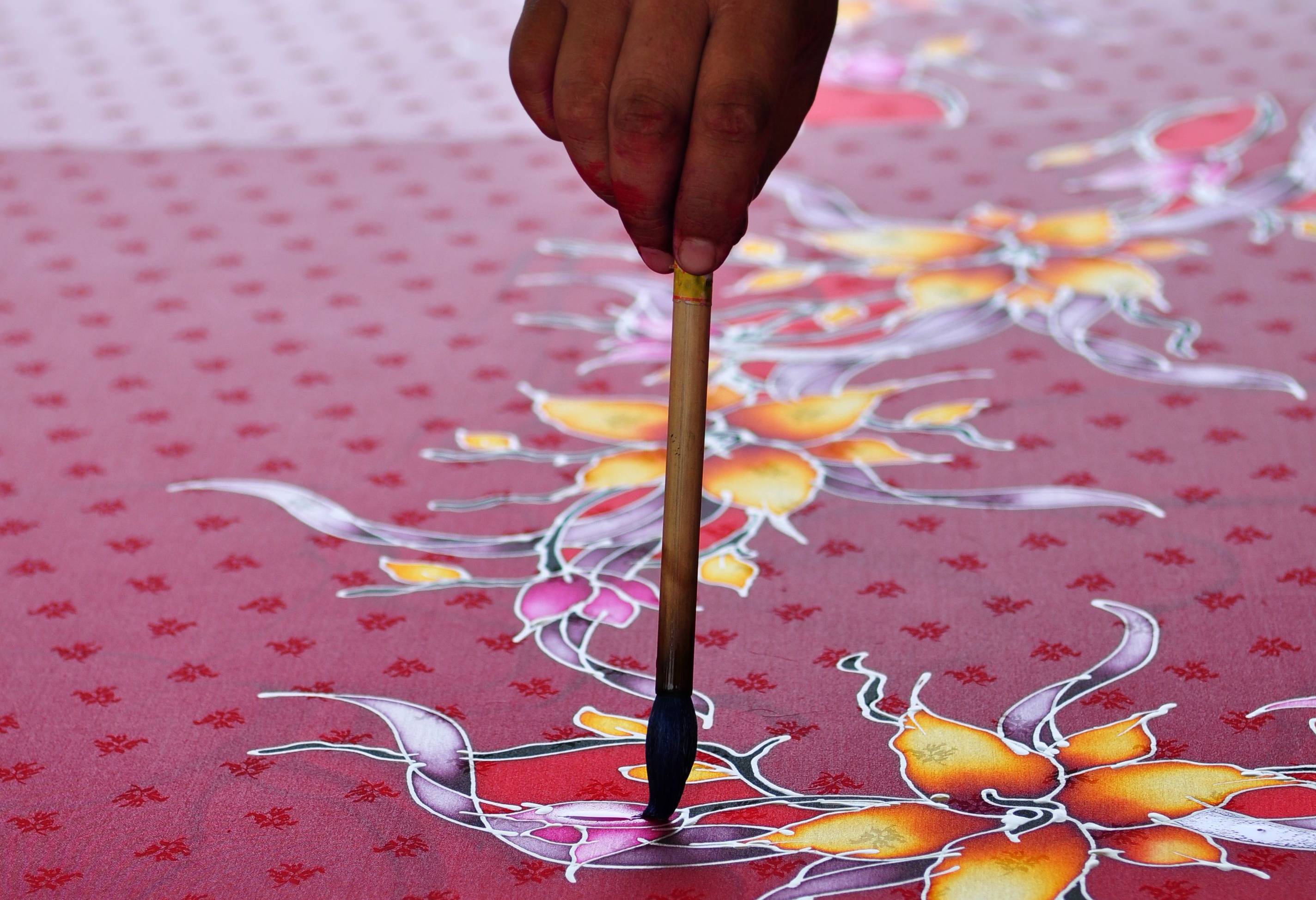 Batik schilderen in Maleisië