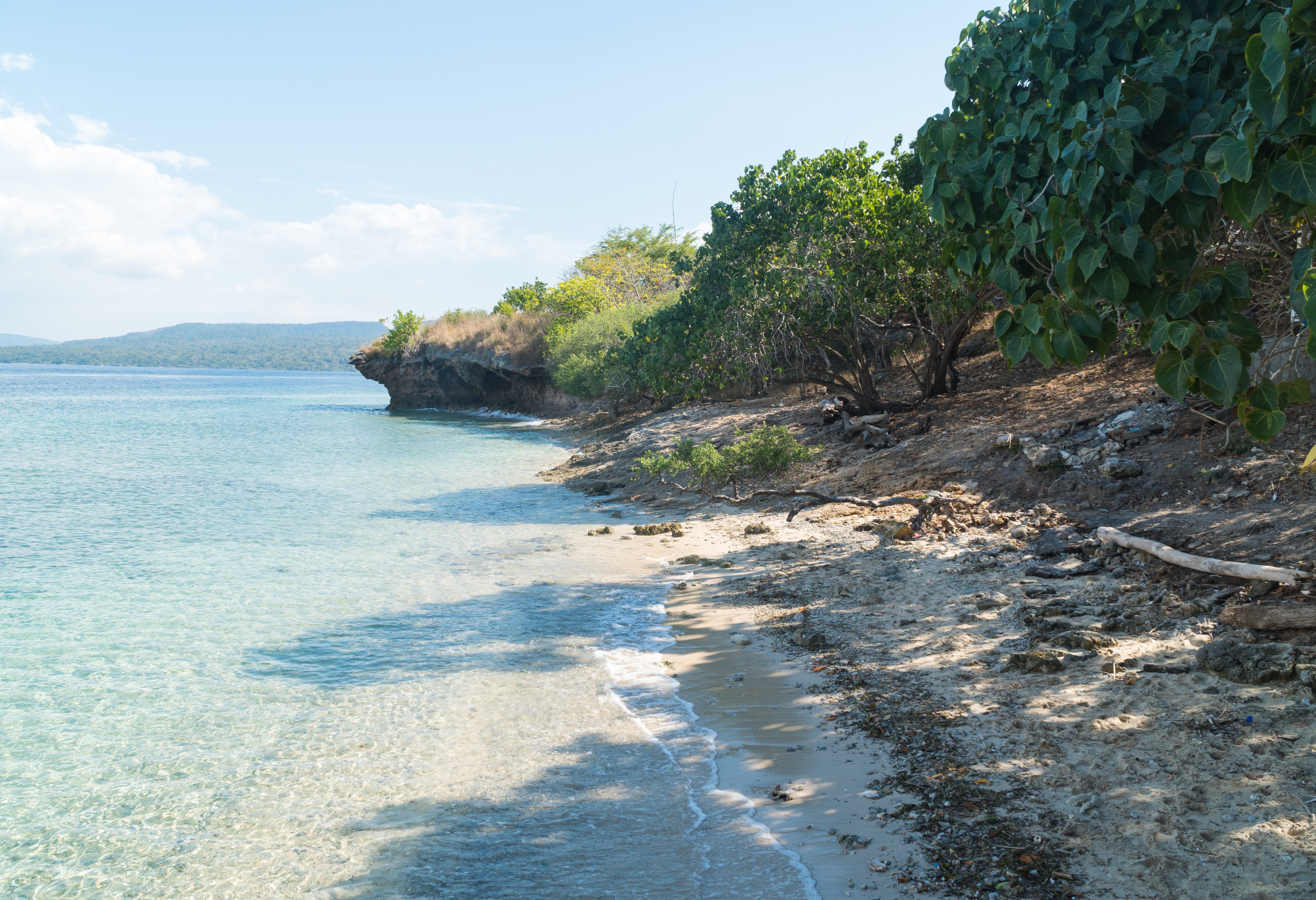 Menjangan eiland strand