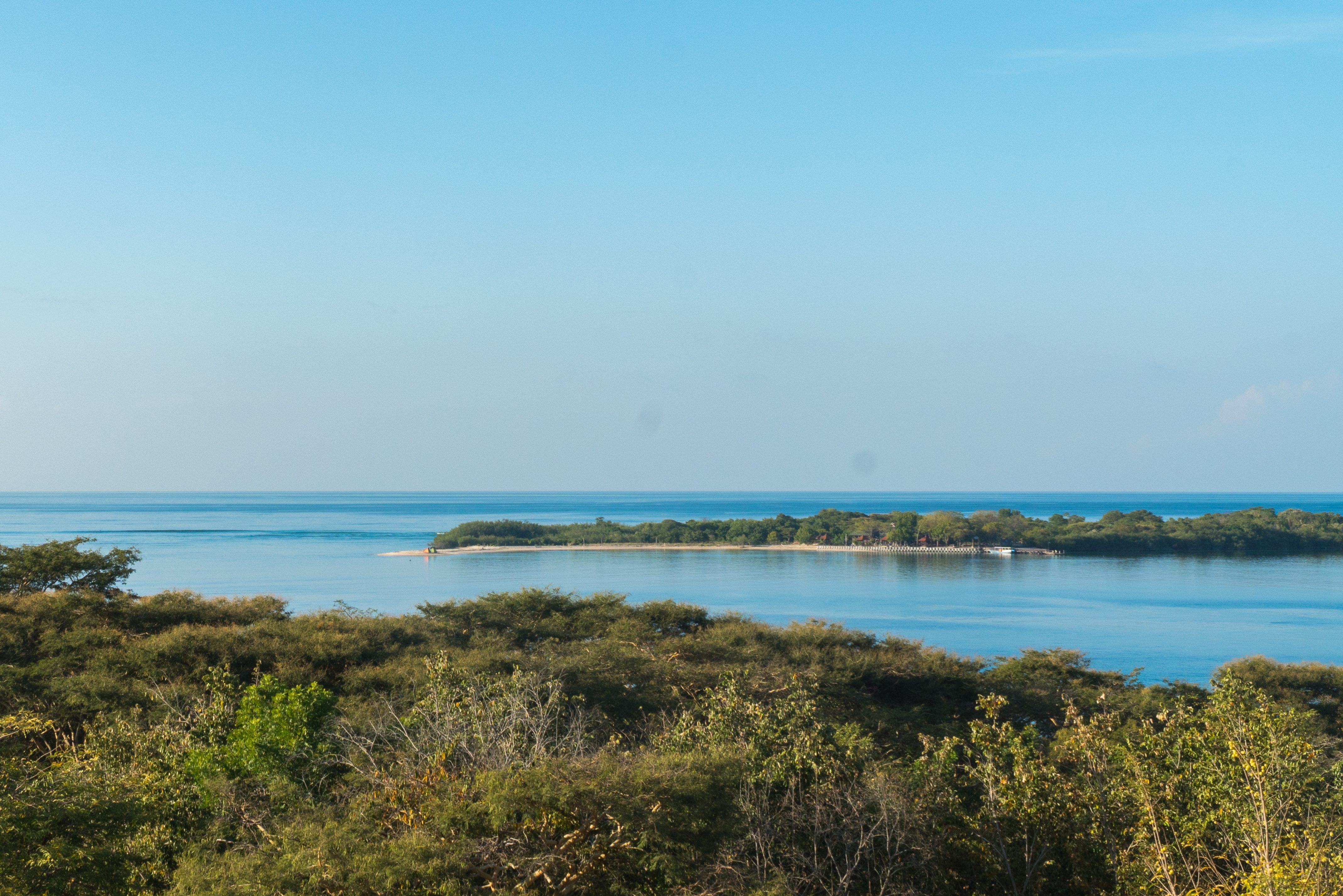 Menjangan eiland met strand