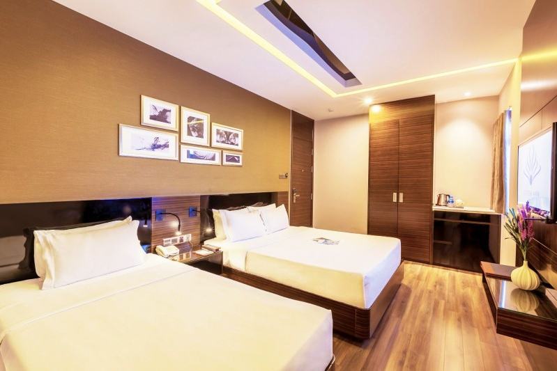 Deluxe kamer in het Queen Ann Hotel in Saigon