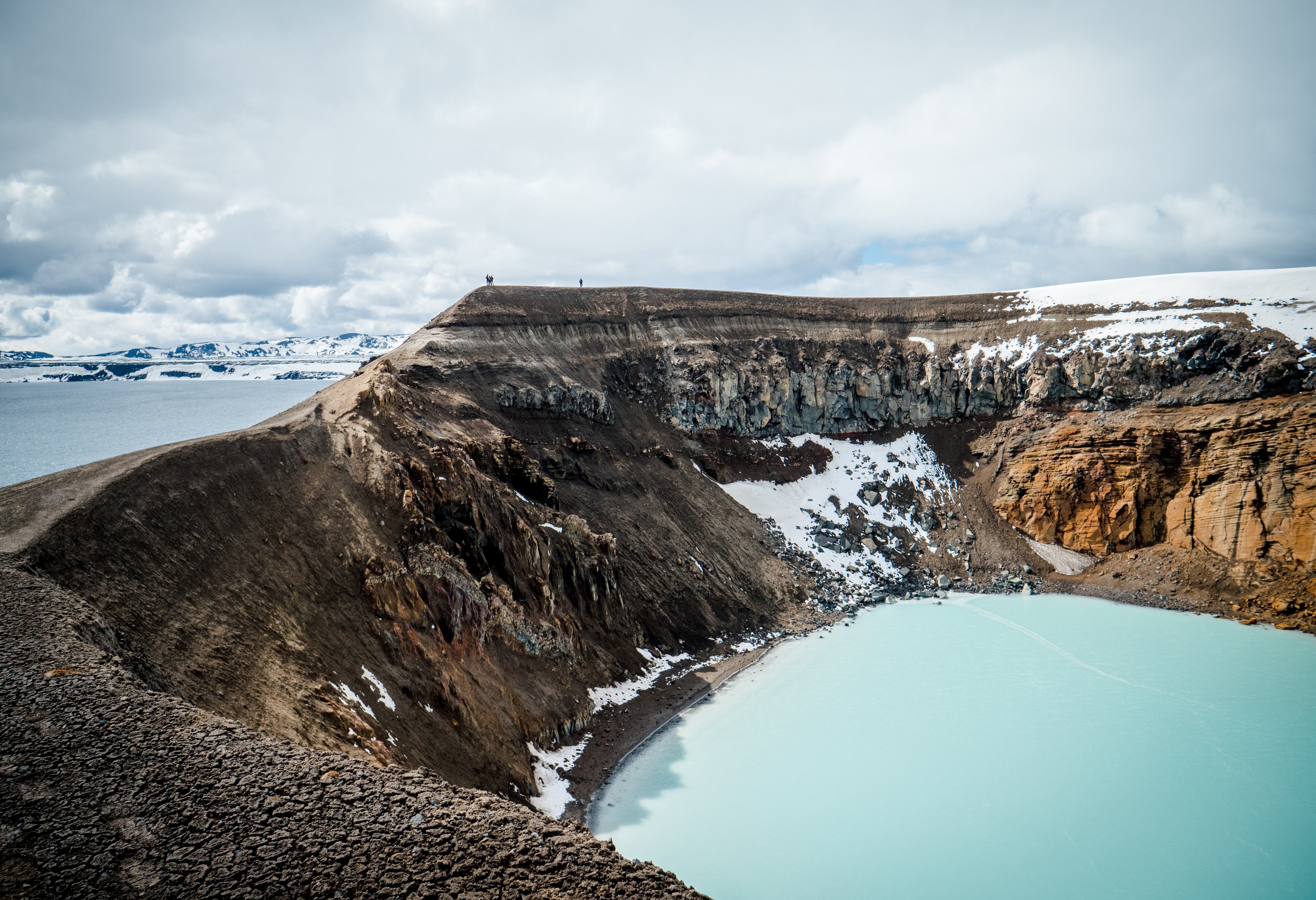 De Askja vulkaan in IJsland
