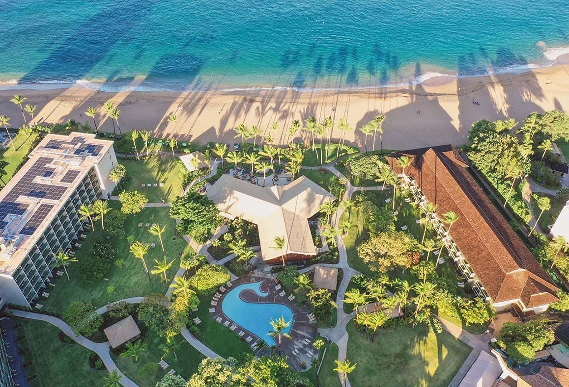 Amerika-Hawaii-Maui-kaanapalibeachhotel-drone-foto-2