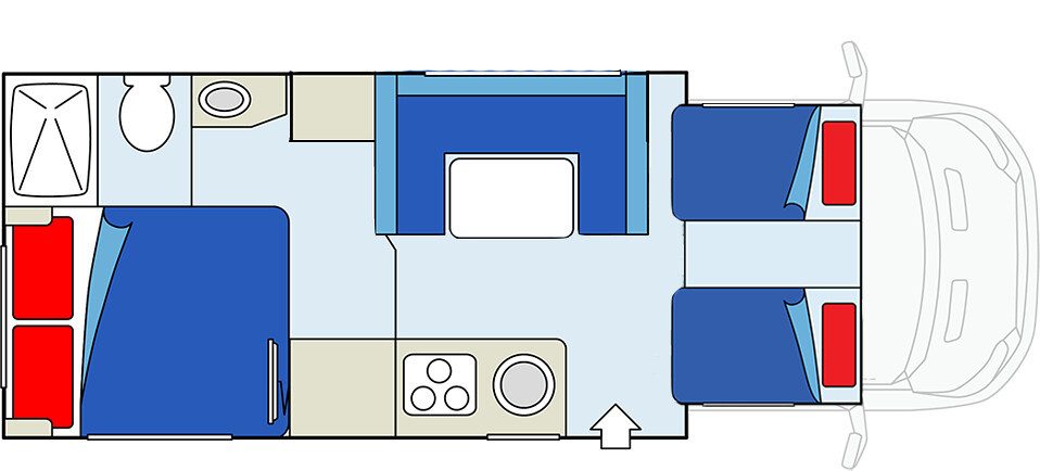 cananda canadream mhc compact camperhome dagindeling