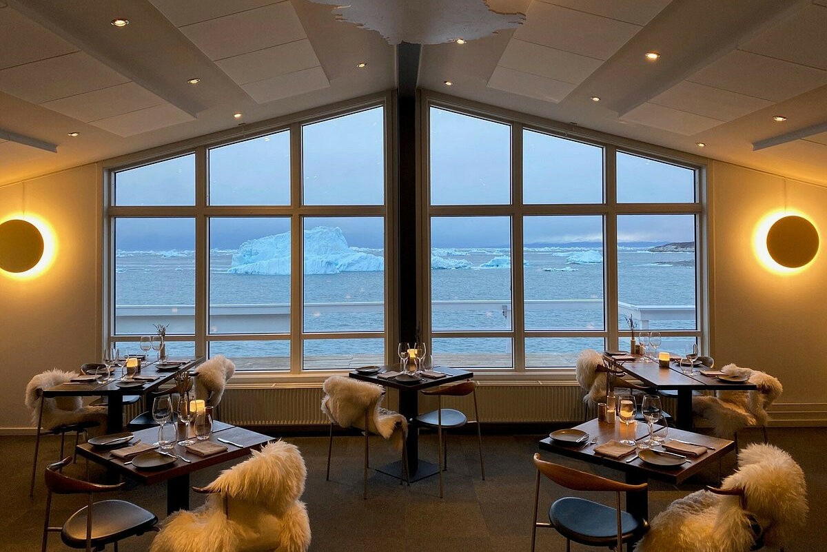 groenland-Ilulissat-icefieldhotel-restaurant