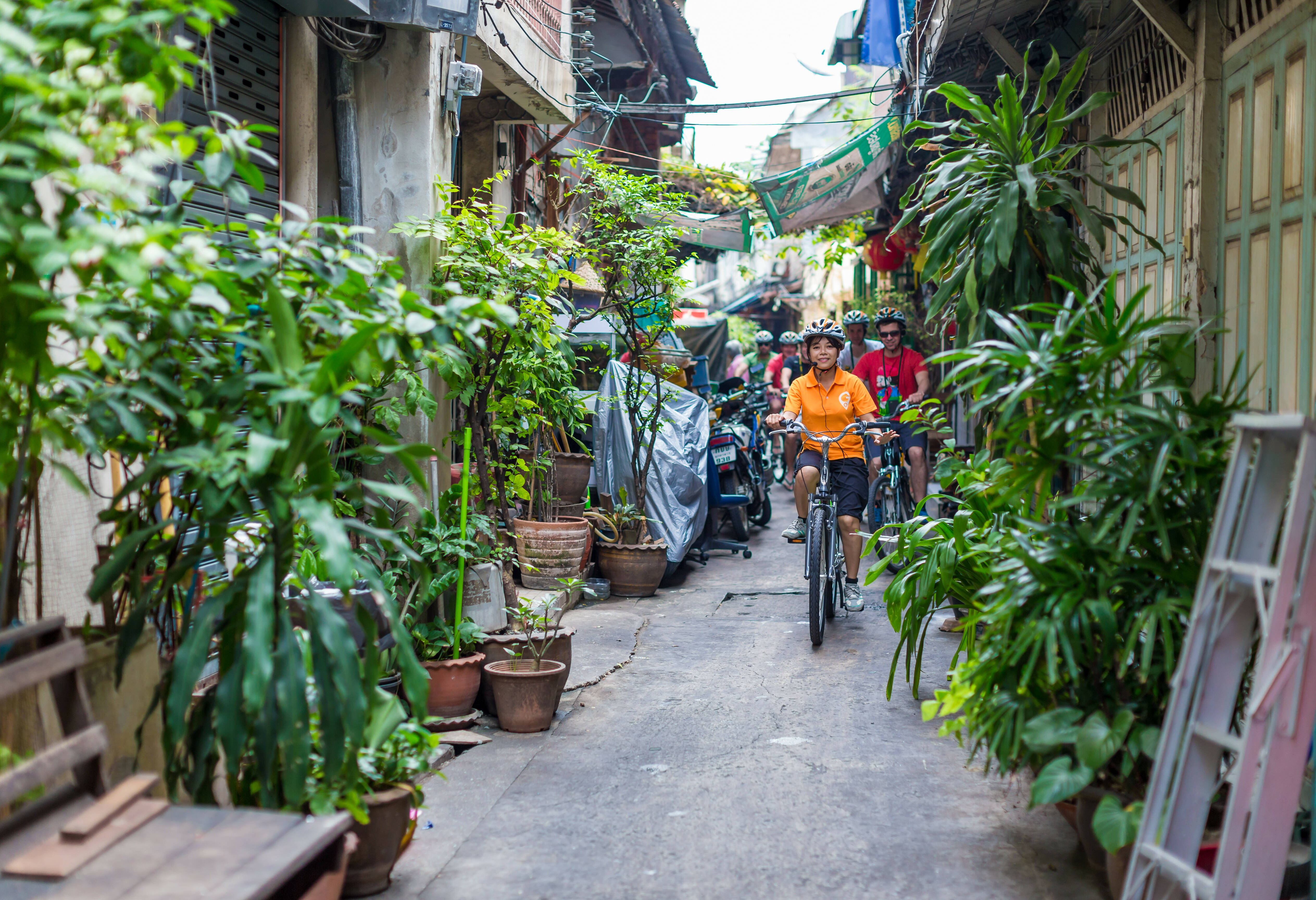 Fietstocht door Bangkok