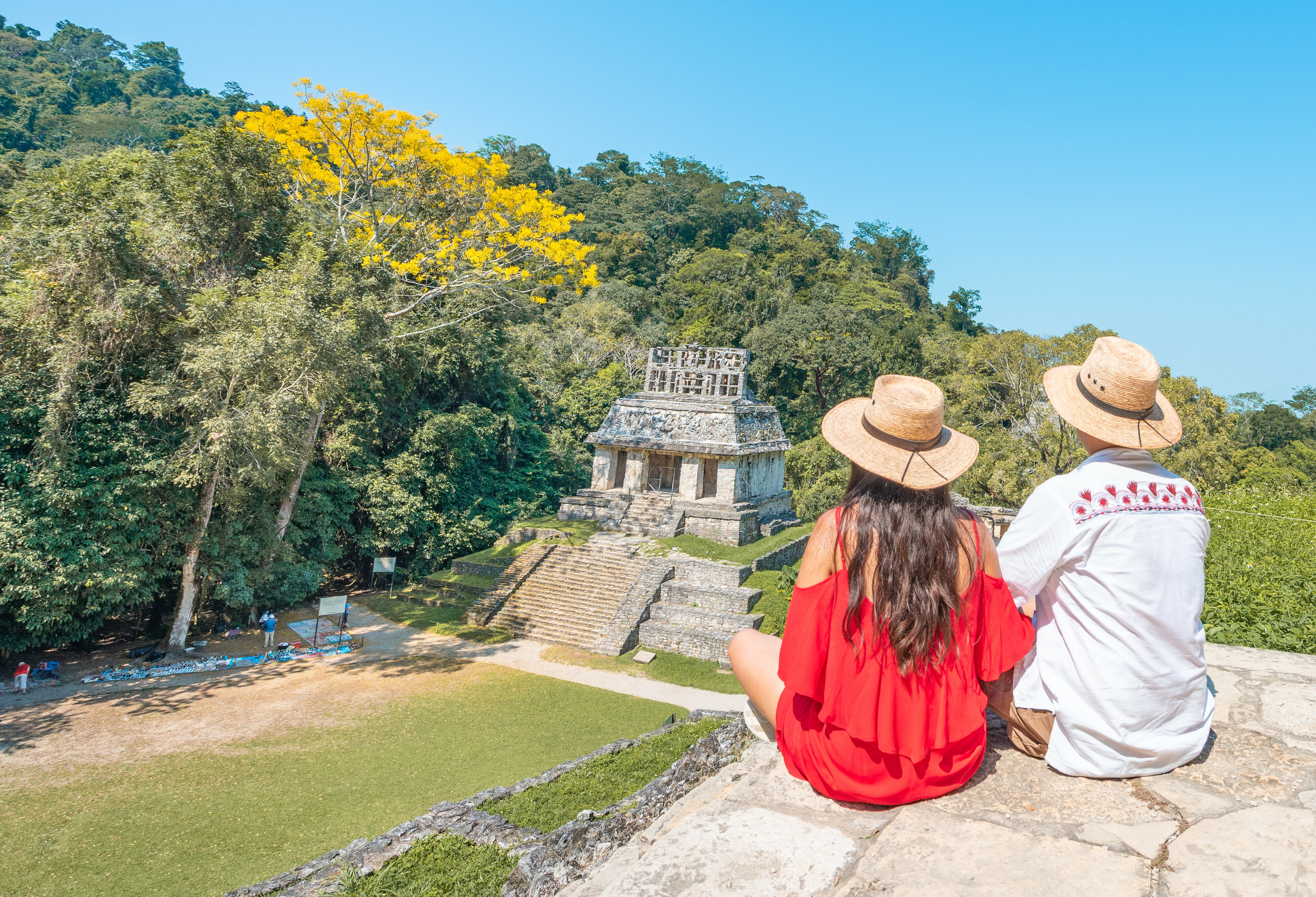Maya-stad Palenque in Mexico