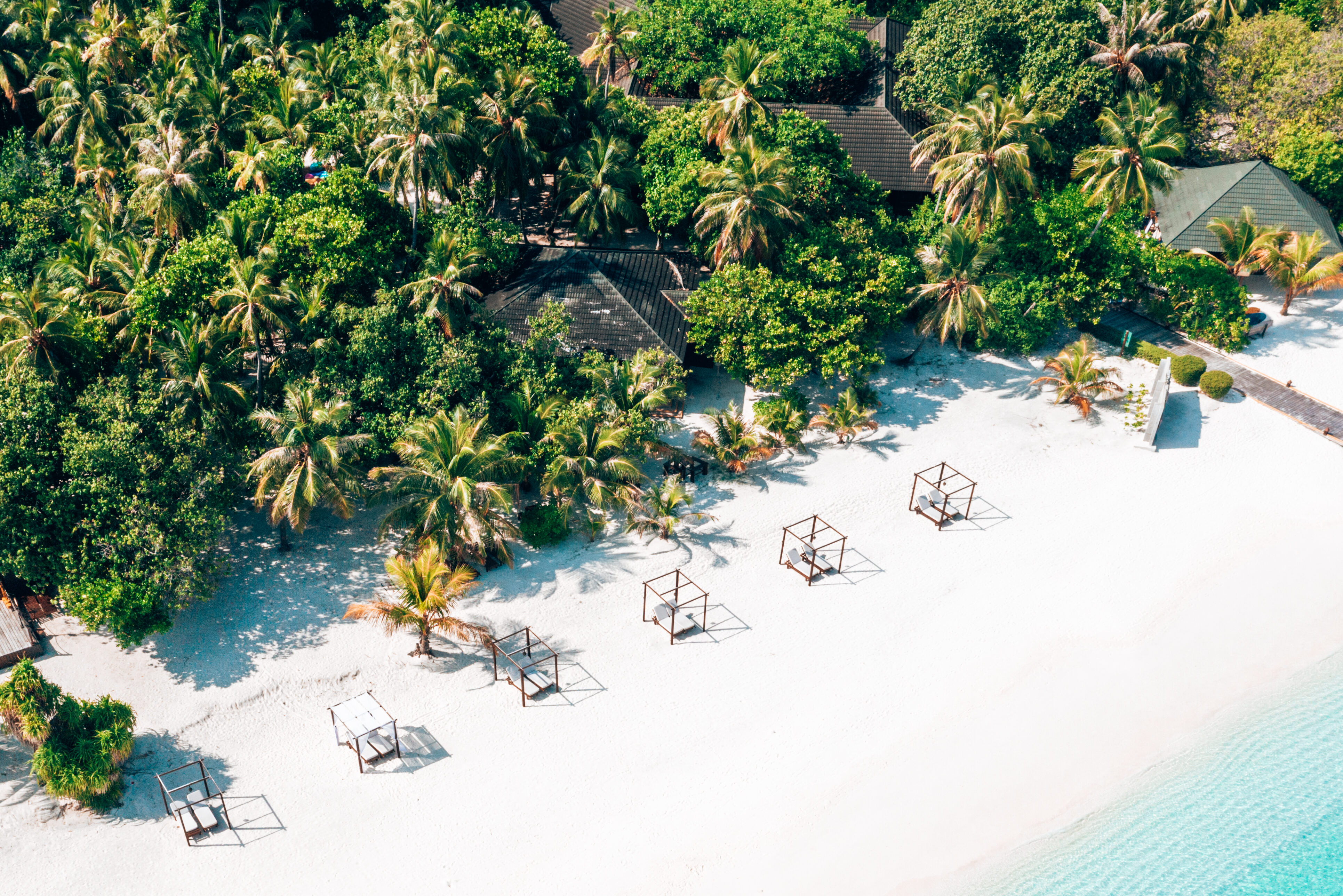 Malediven Adaaran Select Meedhupparu Resort Strand