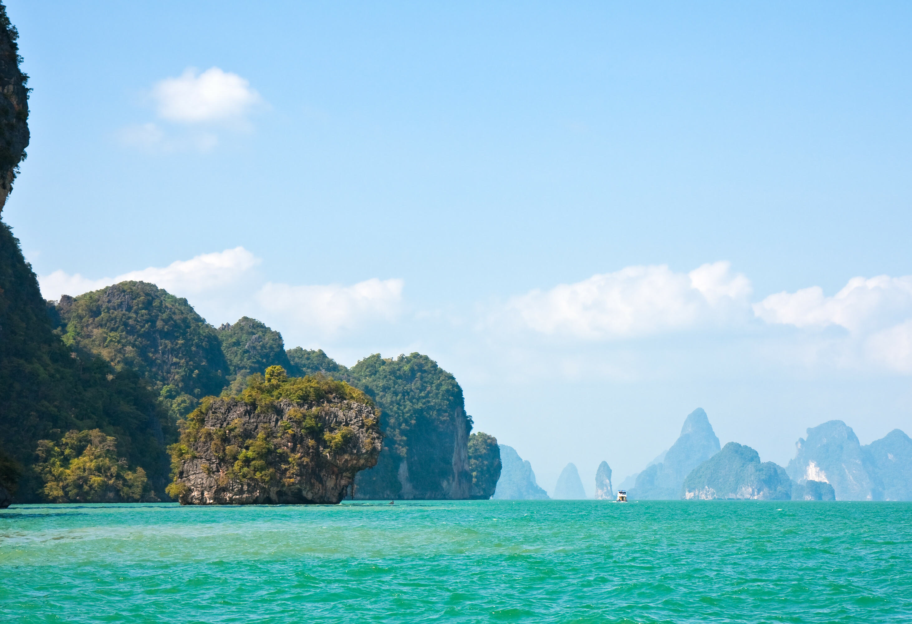 Baai van Phang Nga in Thailand