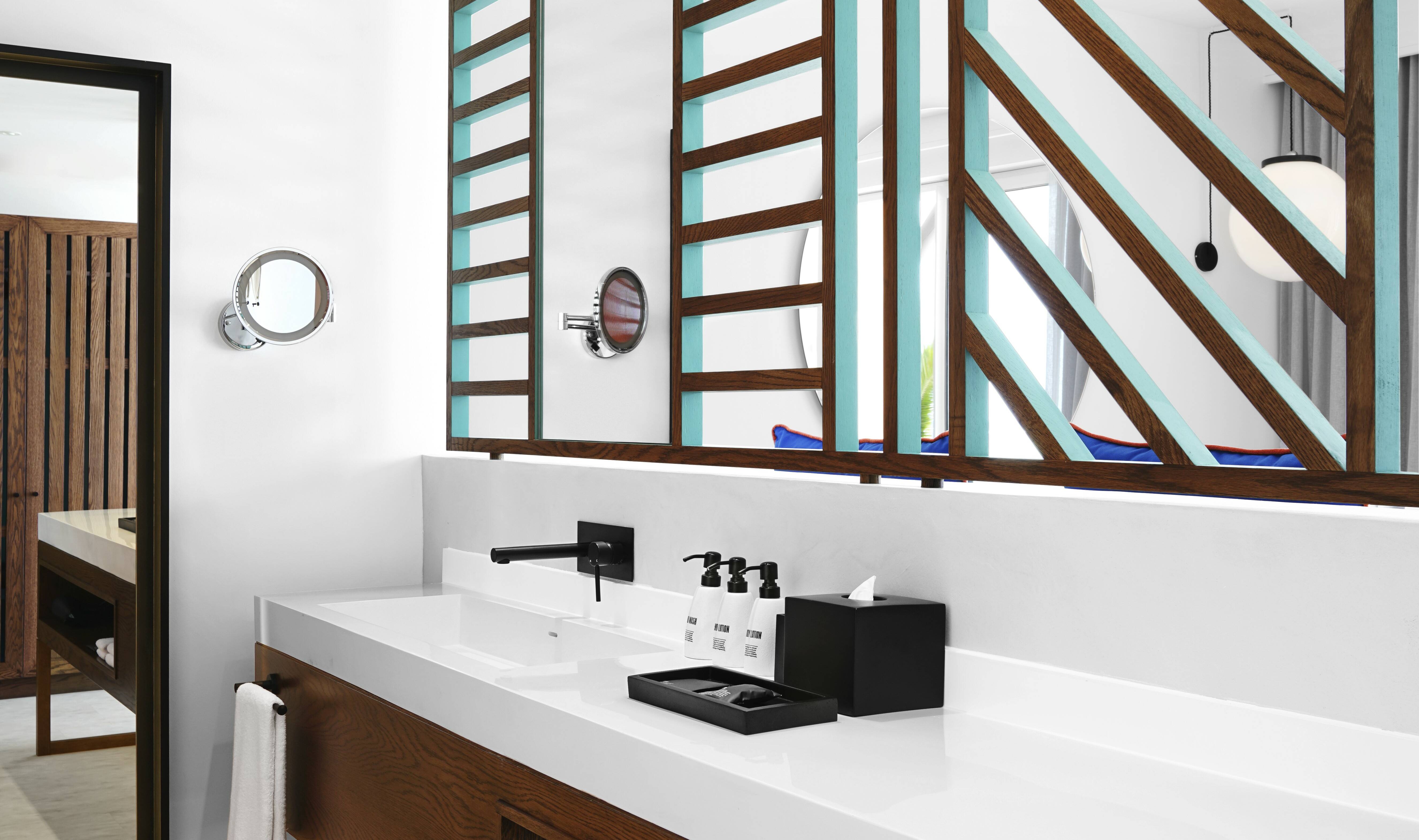 Mauritius Salt of Palmar Bang on Beach Kamer Badkamer