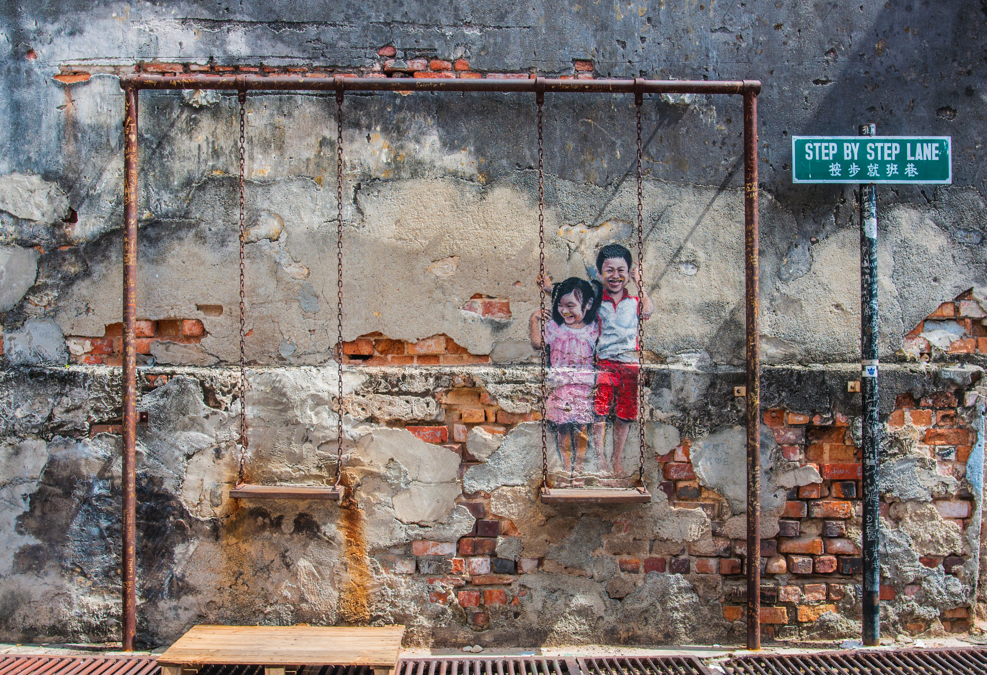 Streetart in Georgetown Penang