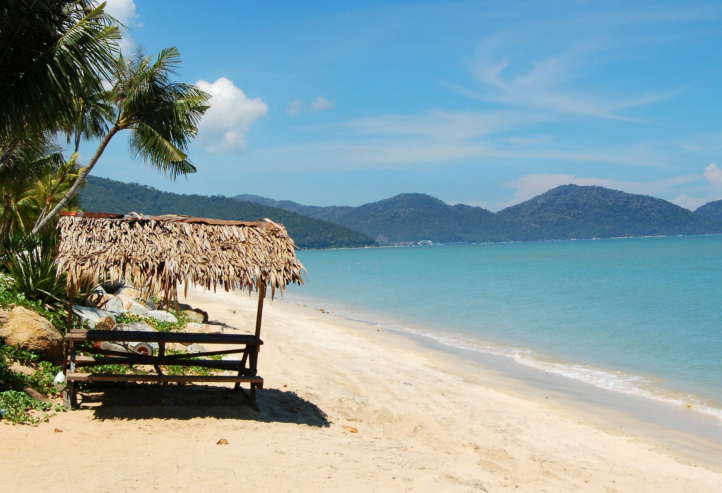 Strand van Batu Ferringhi Penang
