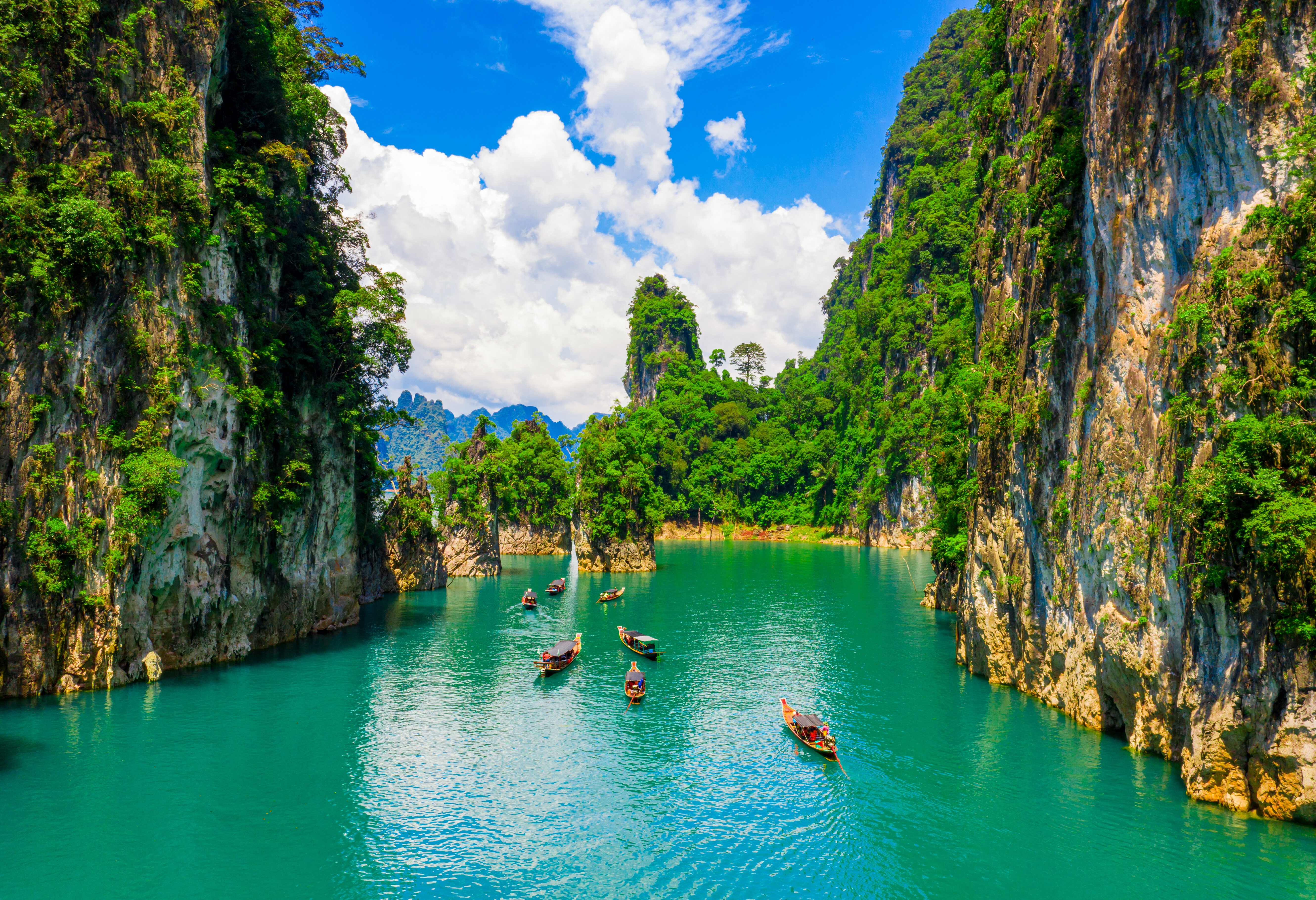 Khao SOk nationaal park in Zuid-Thailand