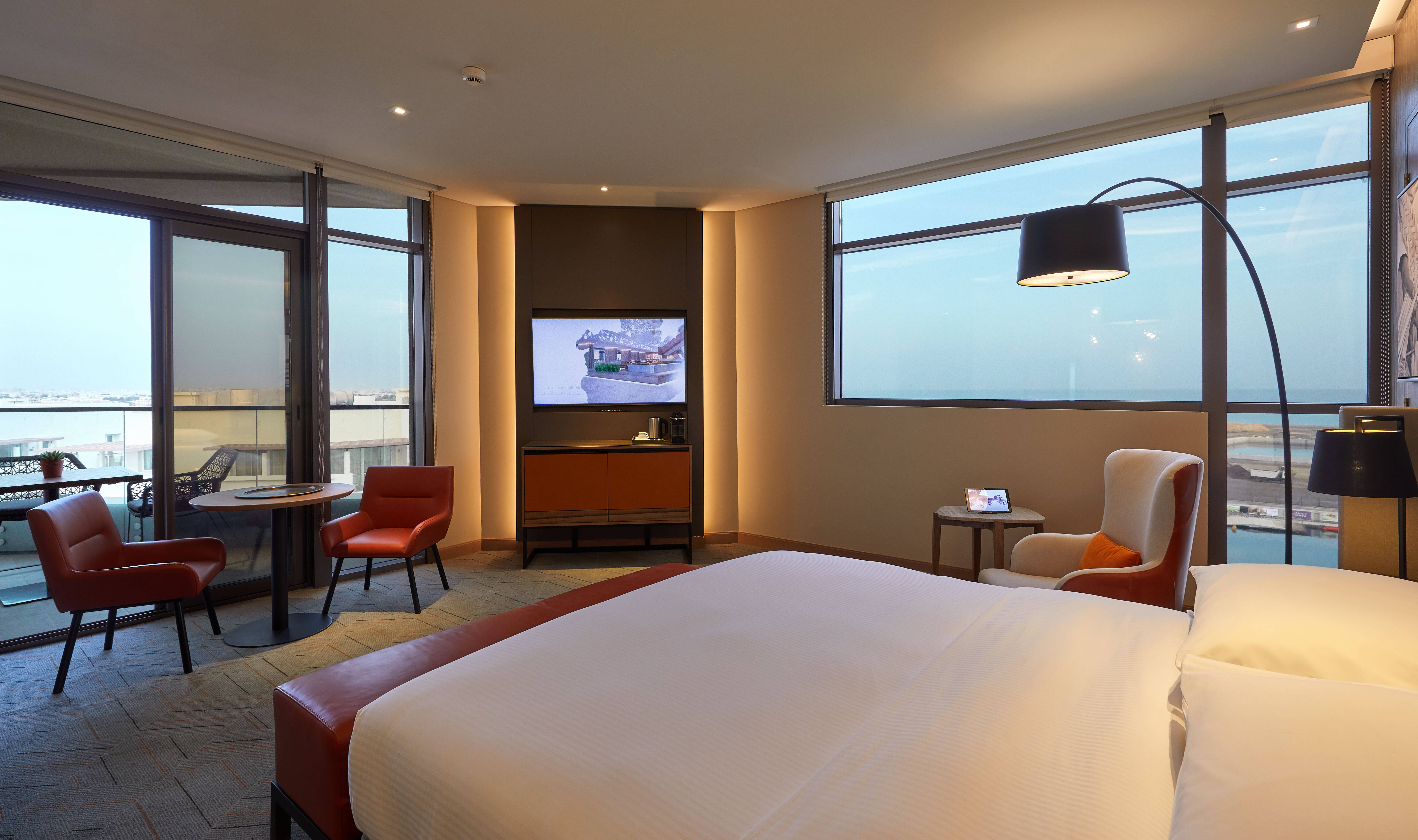 Oman Muscat Mysk Al Mouj Hotel Grand Deluxe Room Marina View
