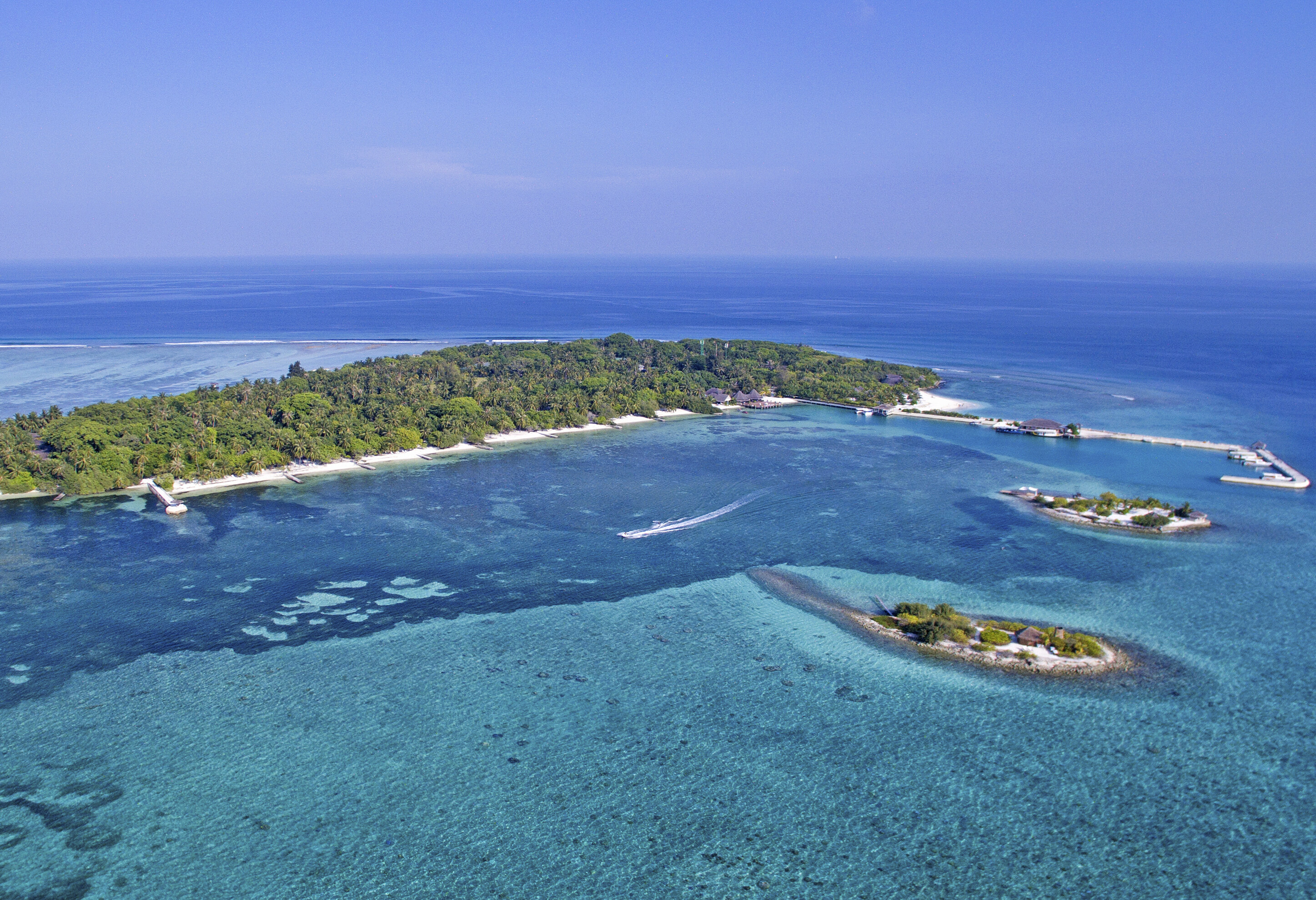 Malediven Adaaran Hudhuranfushi Resort Eiland