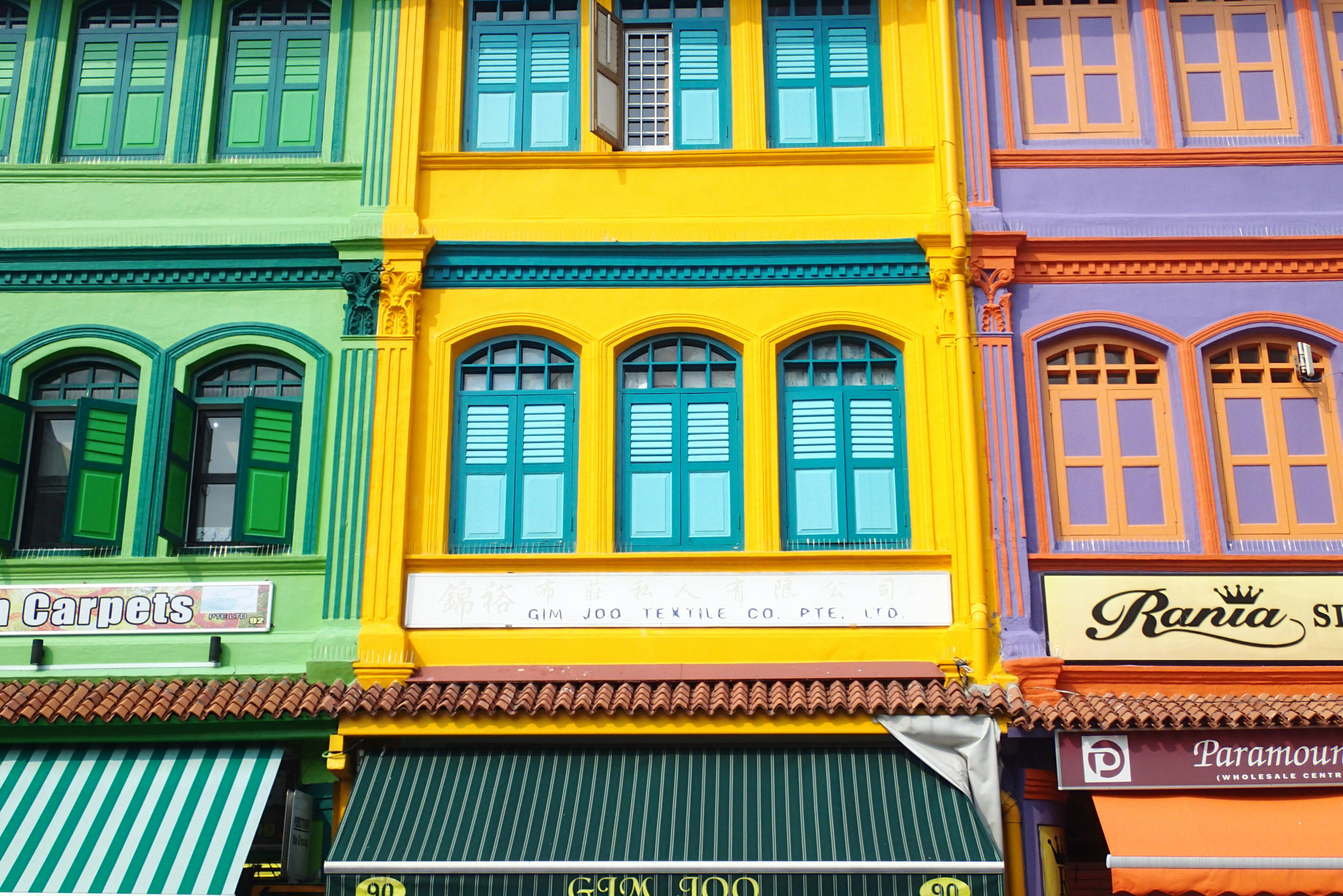 Gebouwen langs de Singapore River