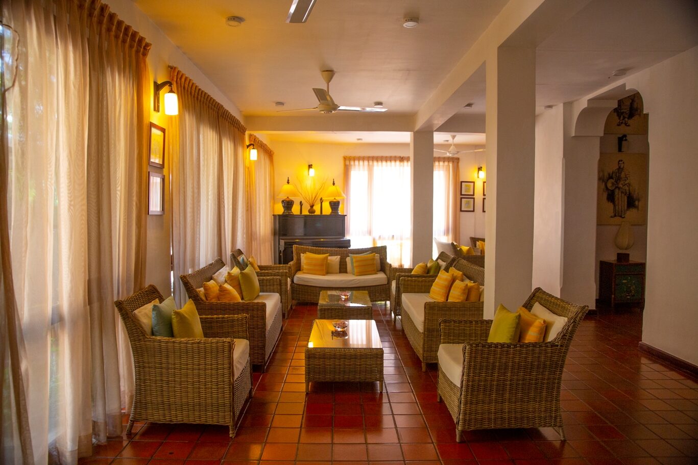 Hotel lobby Thilanka in Kandy