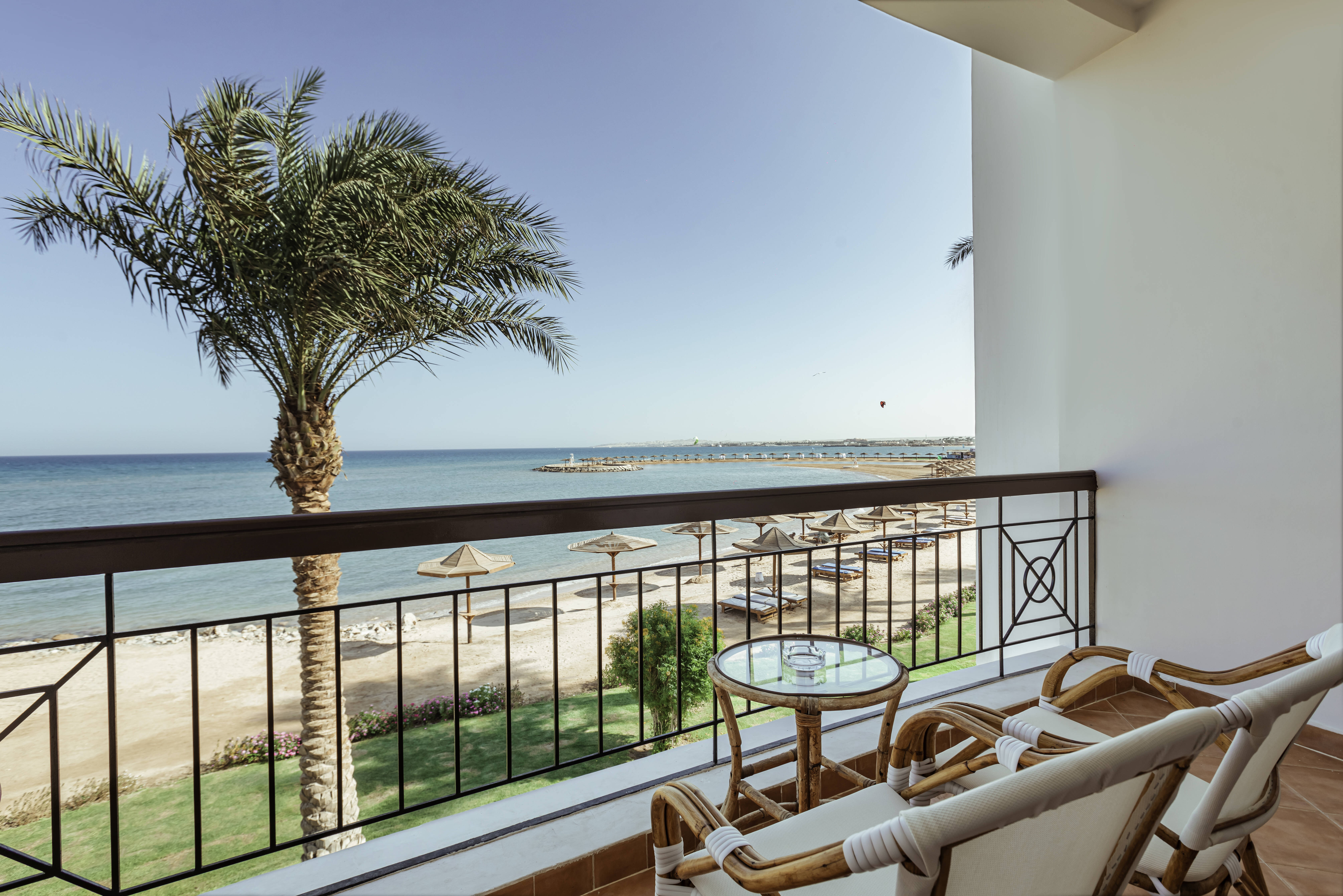 Egypte Sunrise Alma Bay Strandzicht