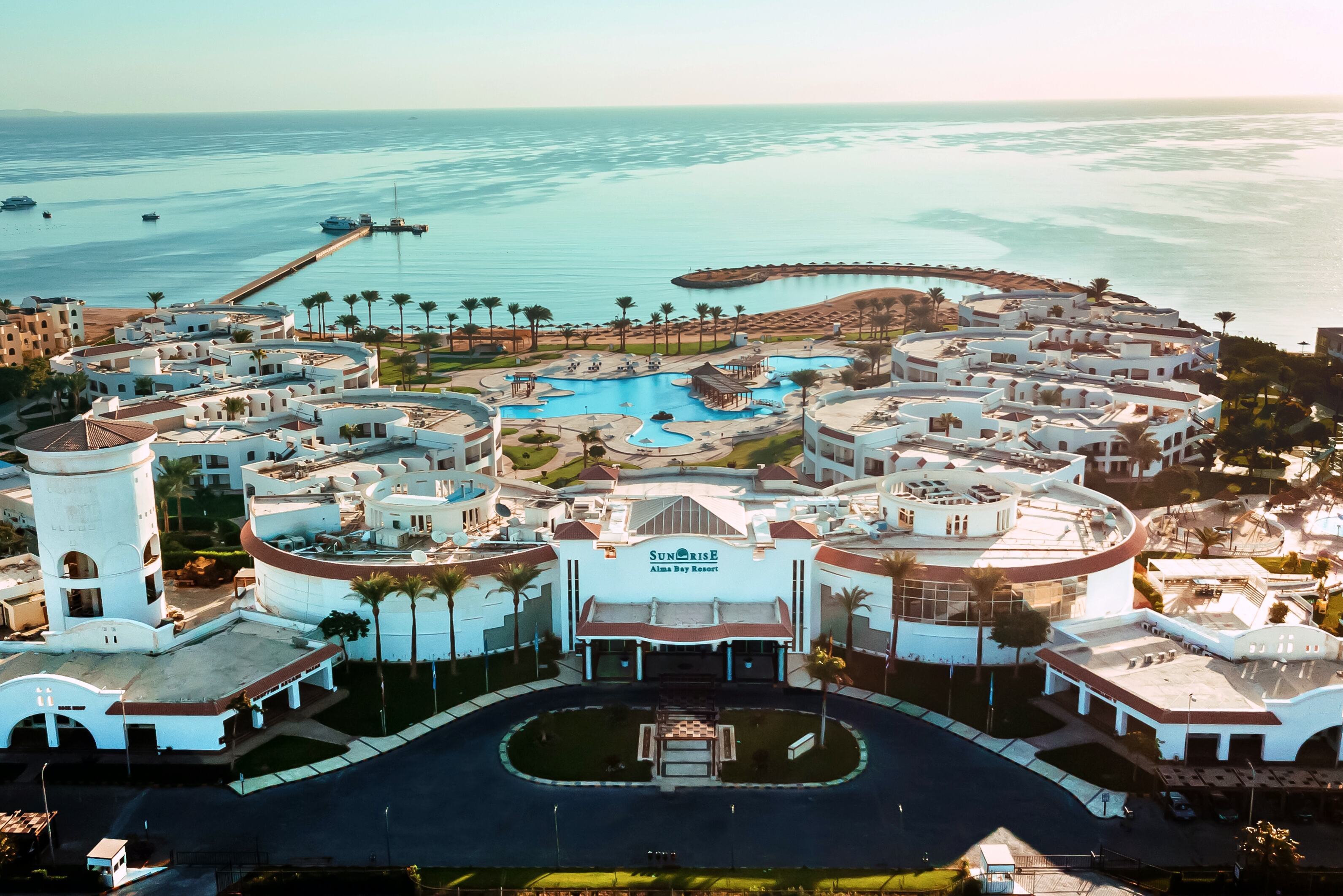 Egypte Sunrise Alma Bay Resortomgeving