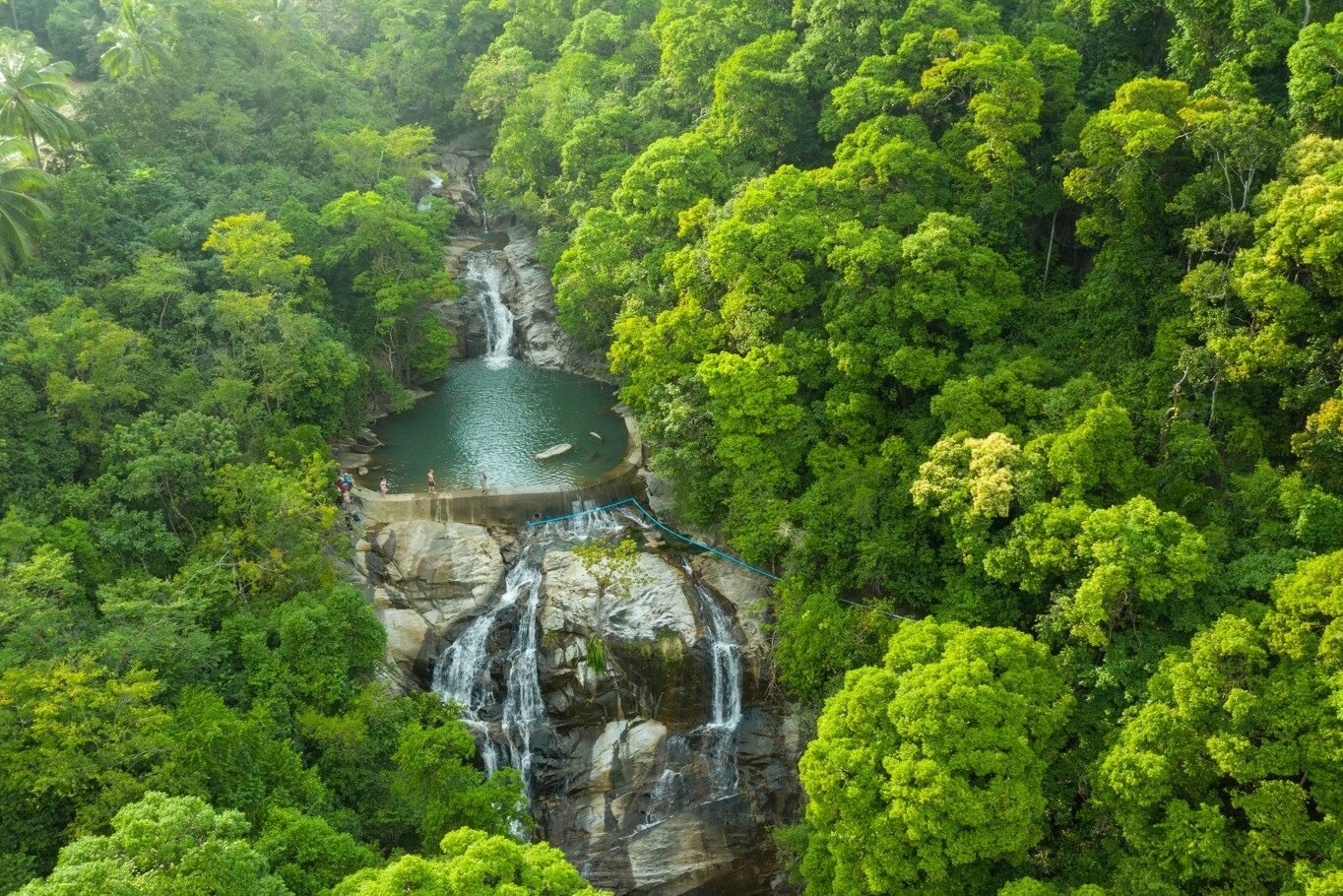Samet Chun waterval bij Khanom