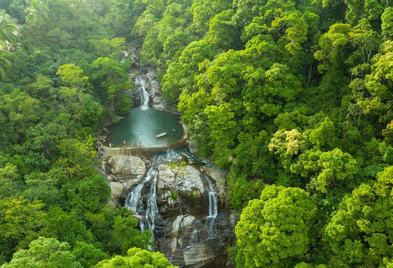 Samet Chun watervallen bij Khanom