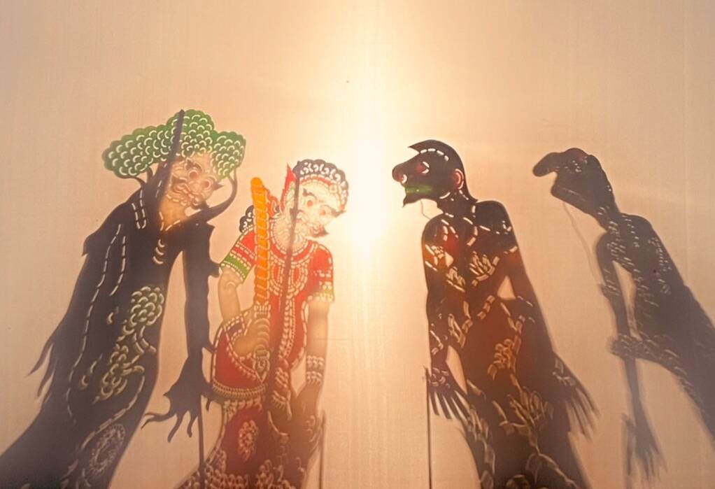 Nakhon Si Thammarat schaduwpoppenvoorstelling