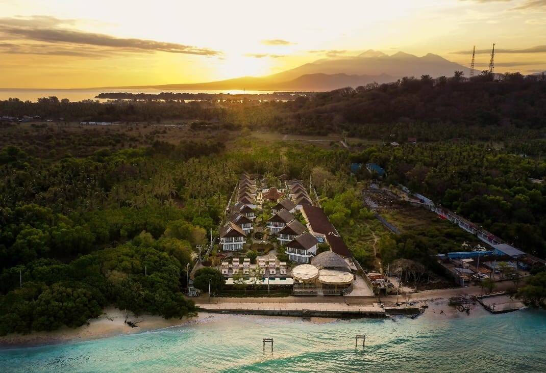 Kardia Resort op Gili Trawangan in Indonesie