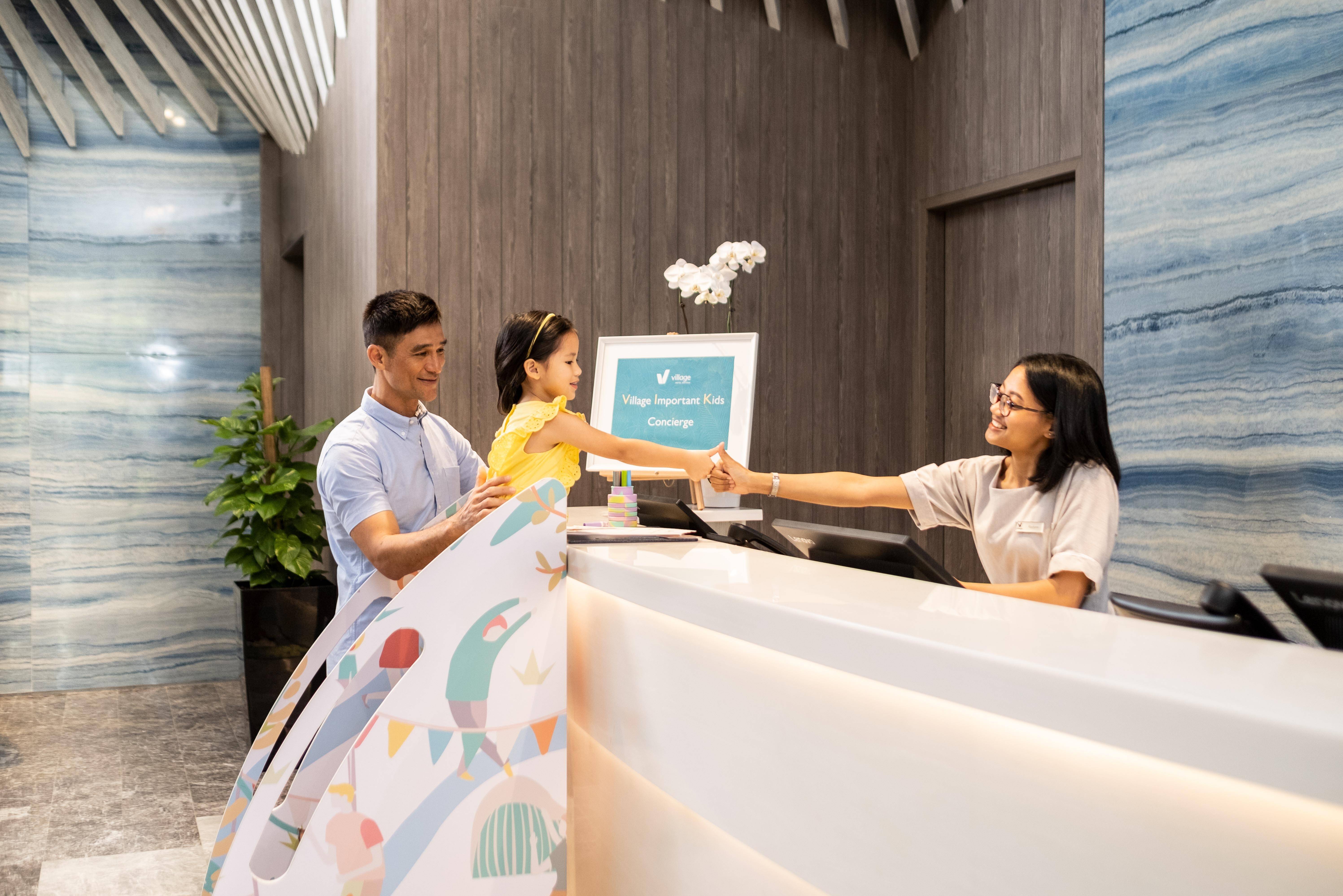 Check in bij Village Hotel Sentosa