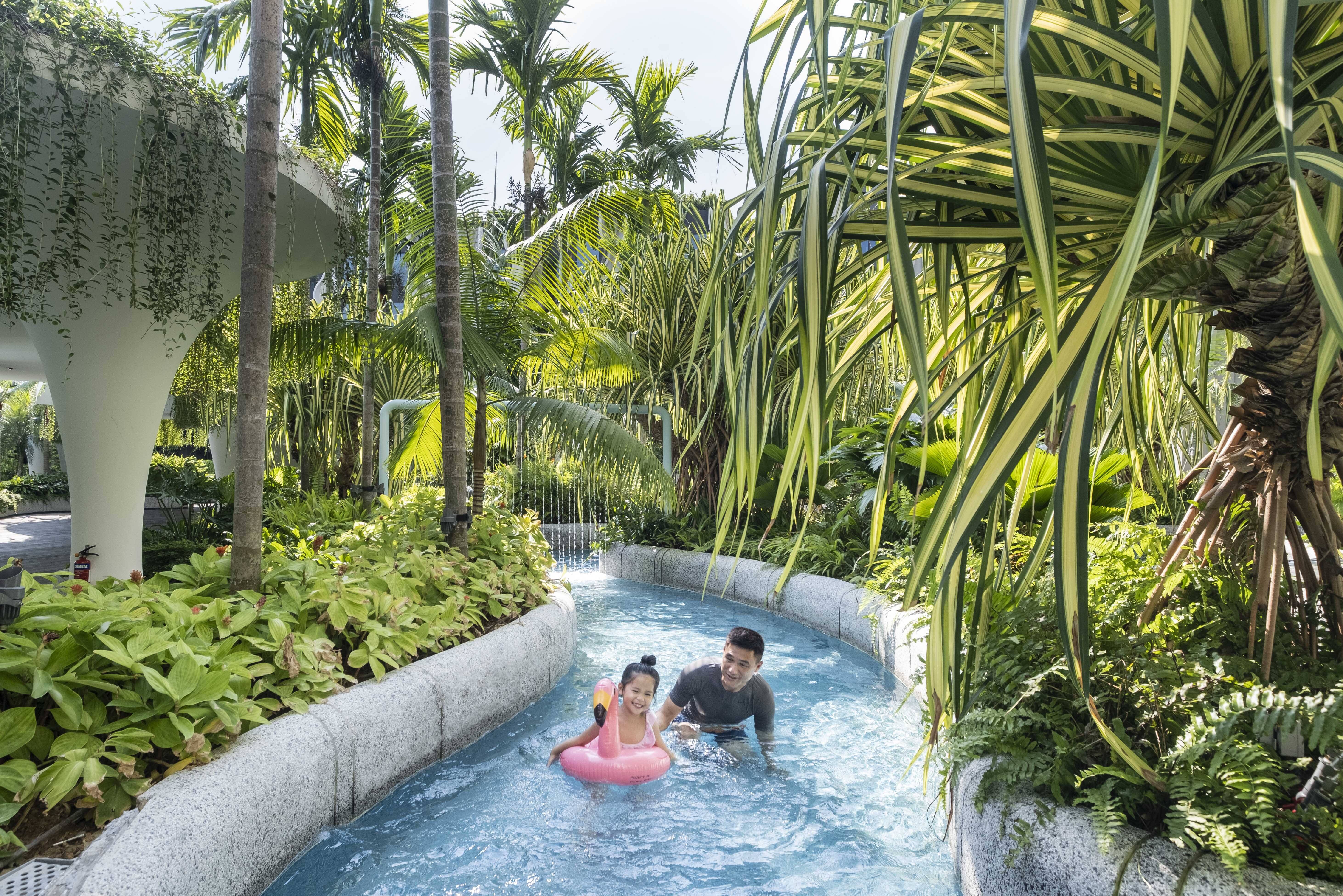 Lazy River waterbaan Village Hotel Sentosa