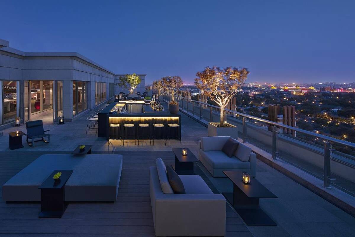 China Beijing New World Hotel Rooftop Bar