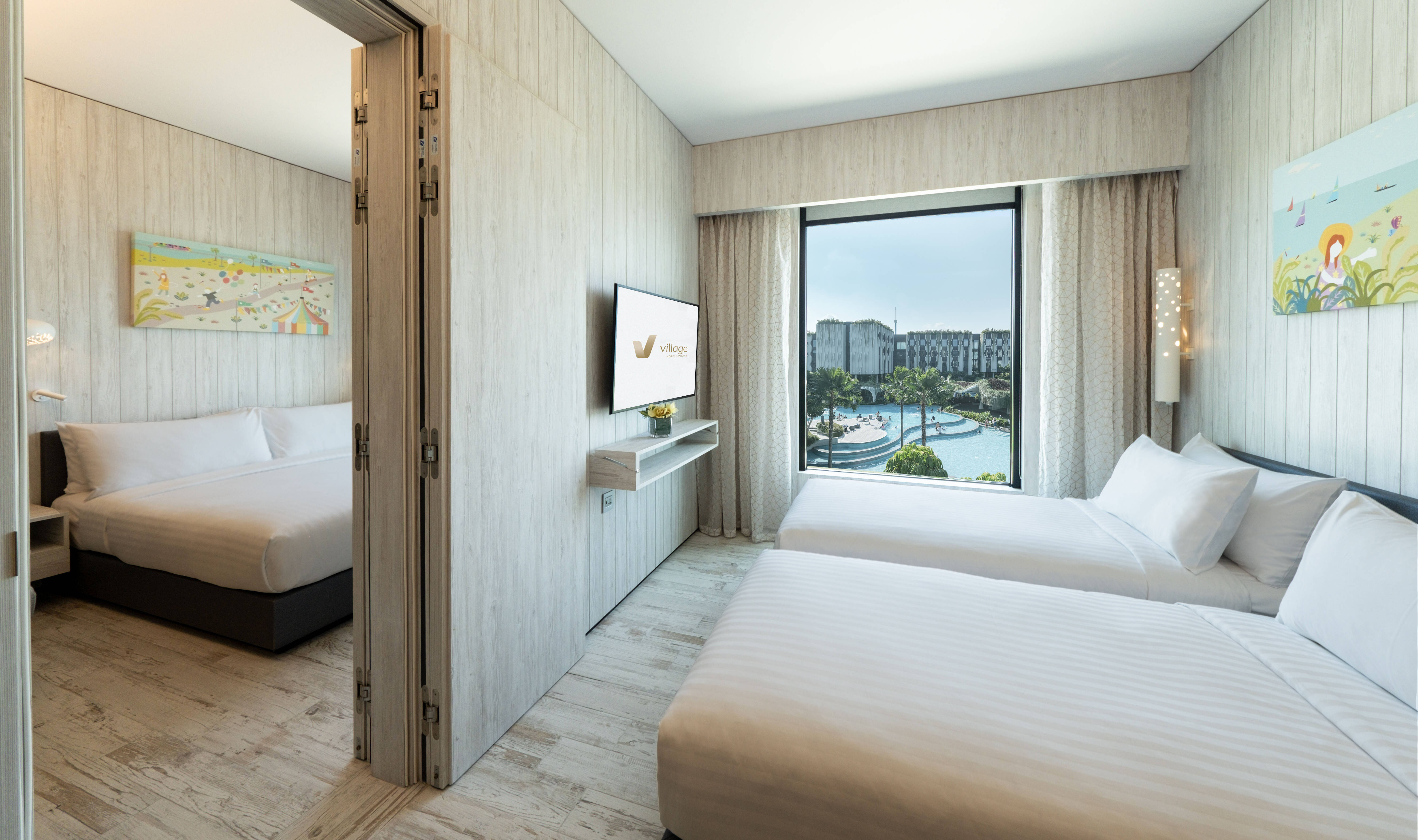 Deluxe Family kamer met poolview Sentosa