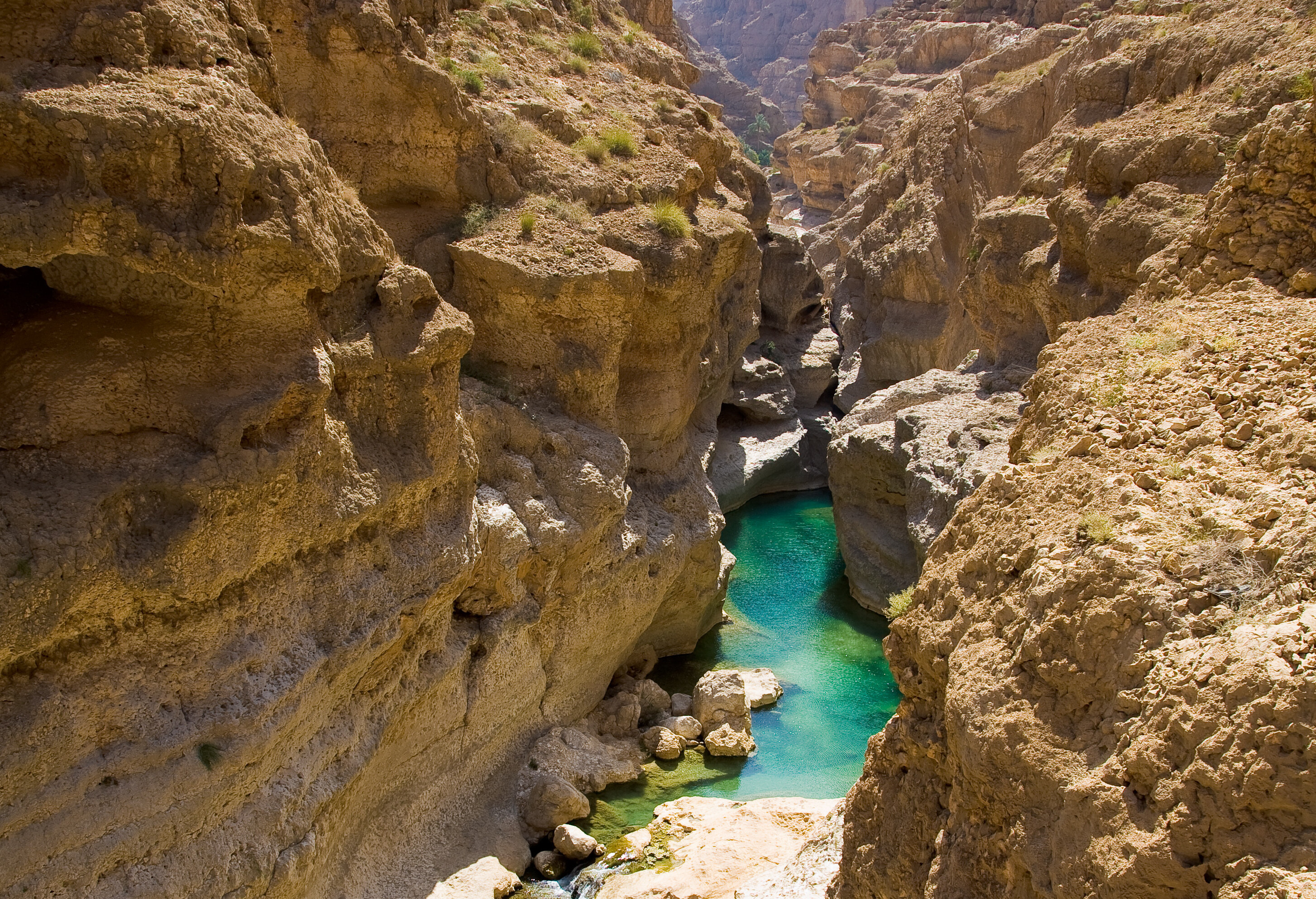 Oman Wadi Shab Canyon