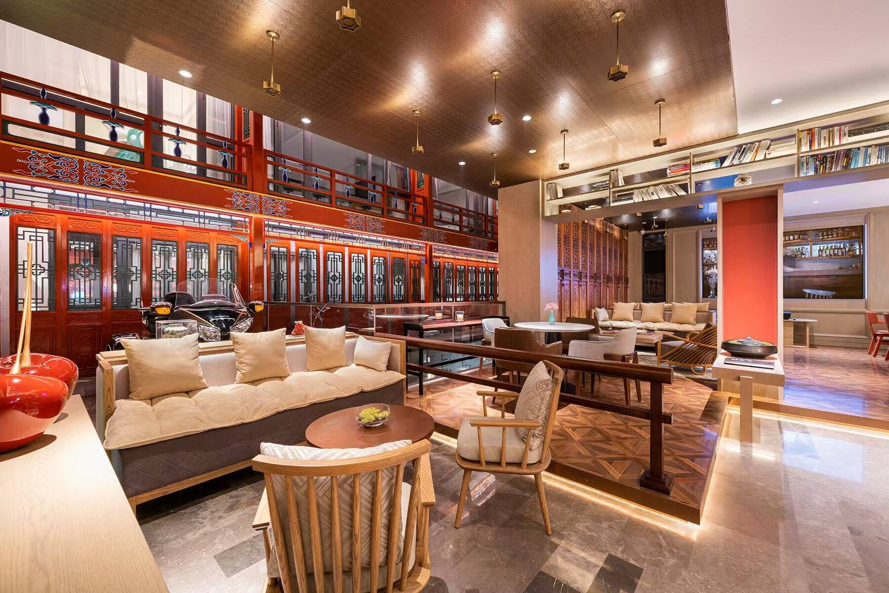 China Beijing Nanluoguxiang Manxin Mansion Lobby