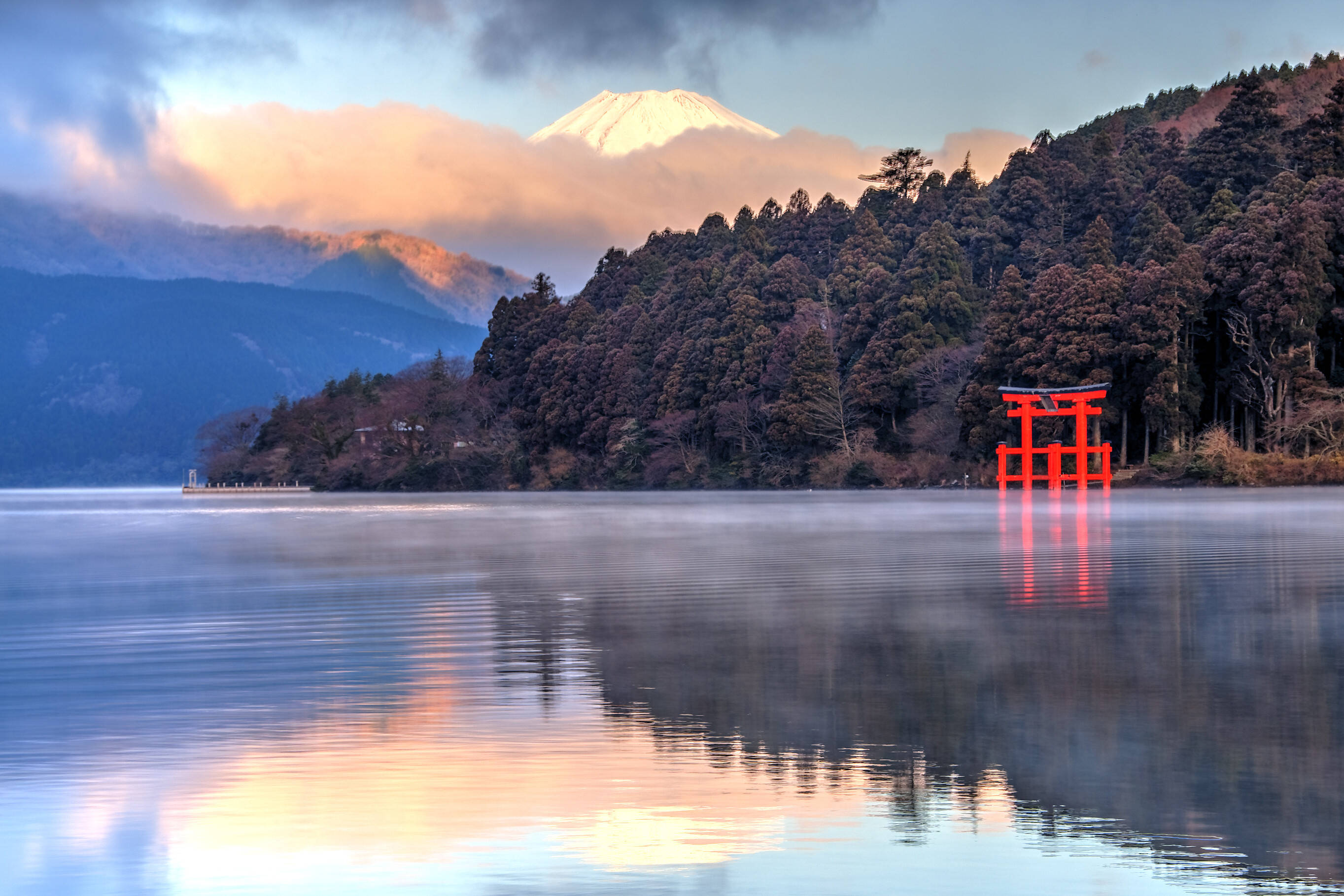 Uitzicht op Mt. Fuji Hakone Japan