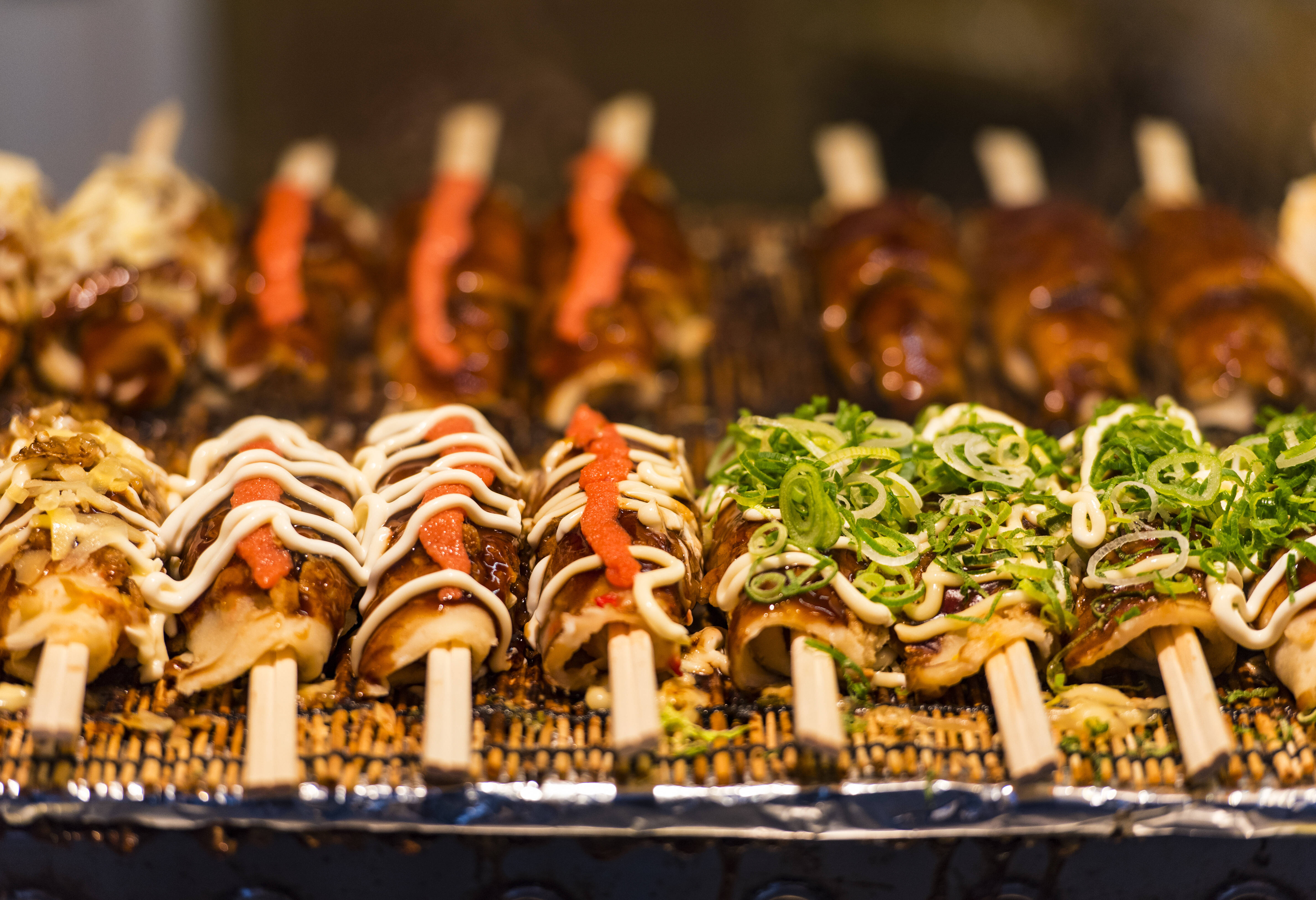 Street food in Tokyo Japan